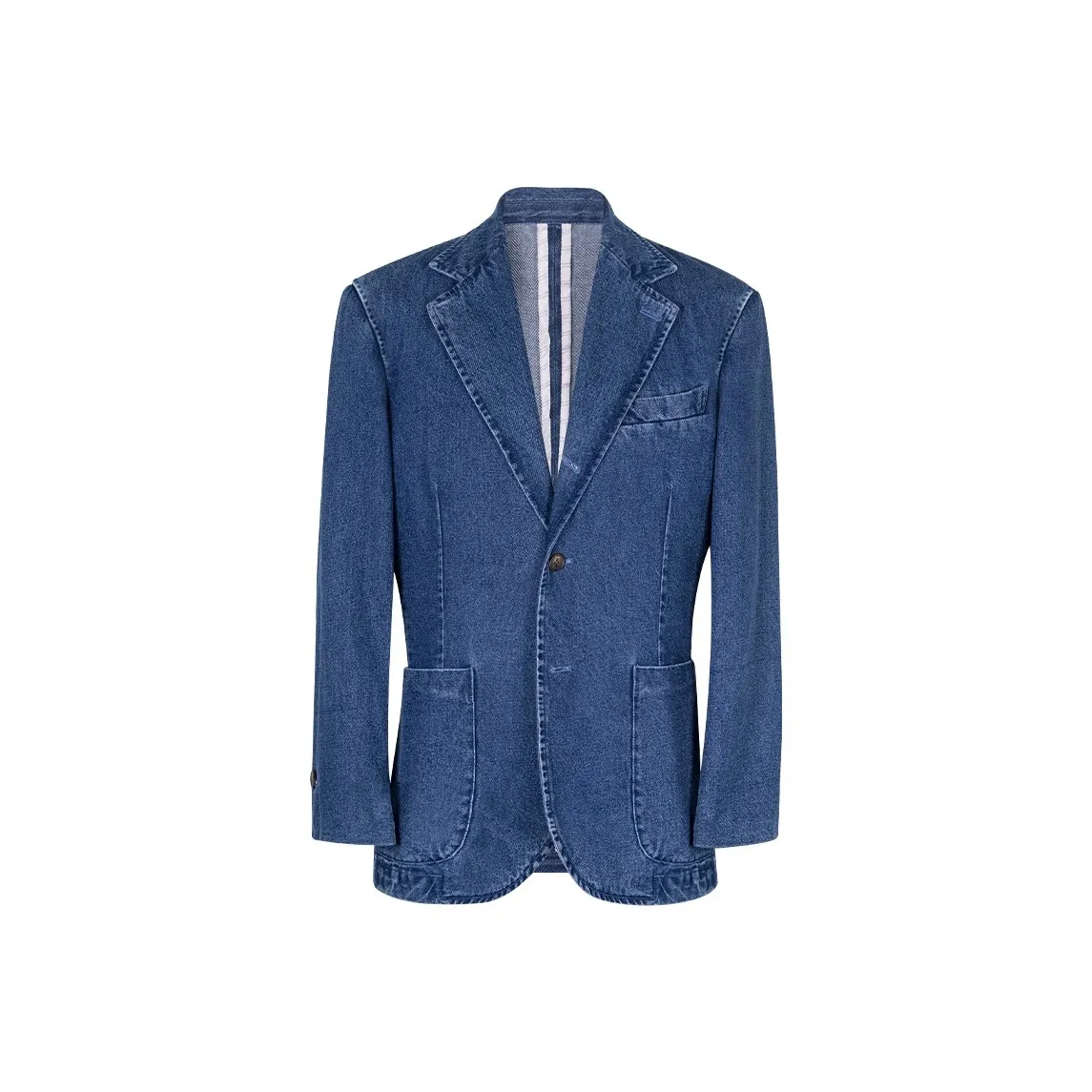 CULTUM Бизнес-костюм мужской джинсовый синий