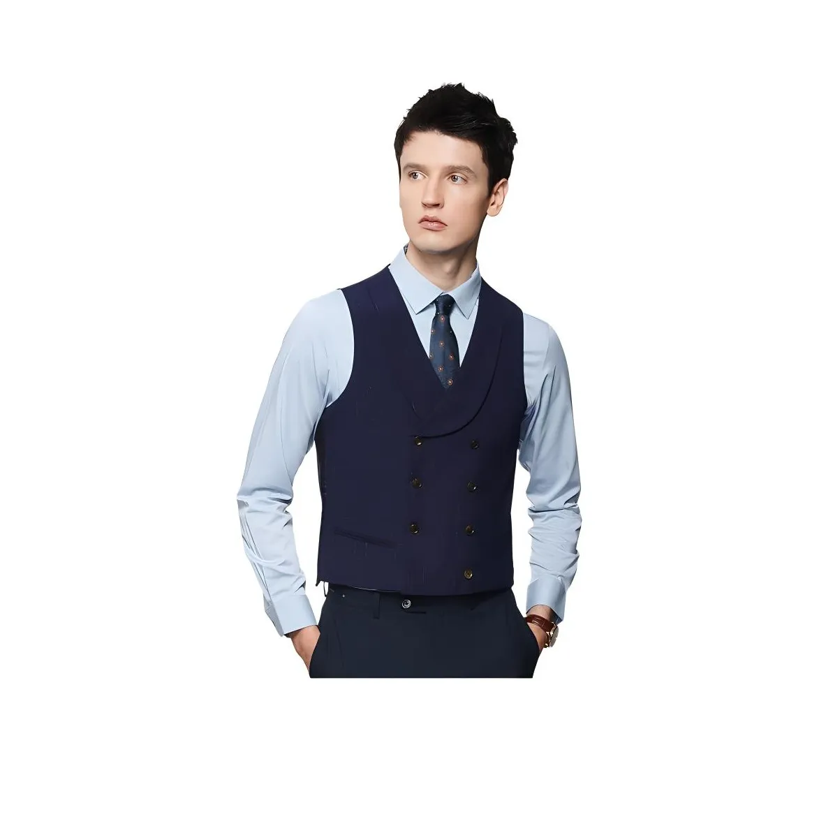 JODOLL Темно-синие мужские жилеты