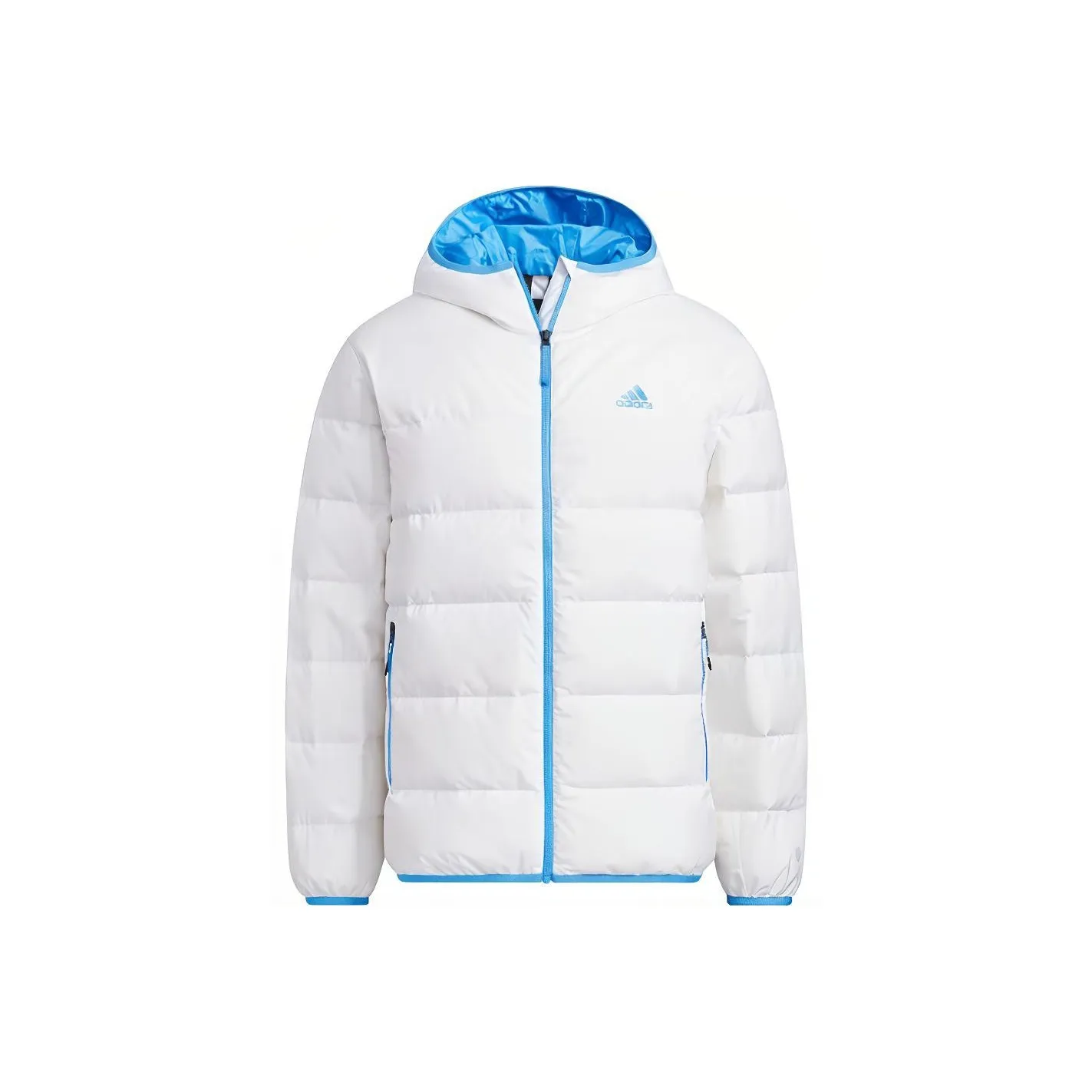 Adidas cyan Down Jacket Unisex White