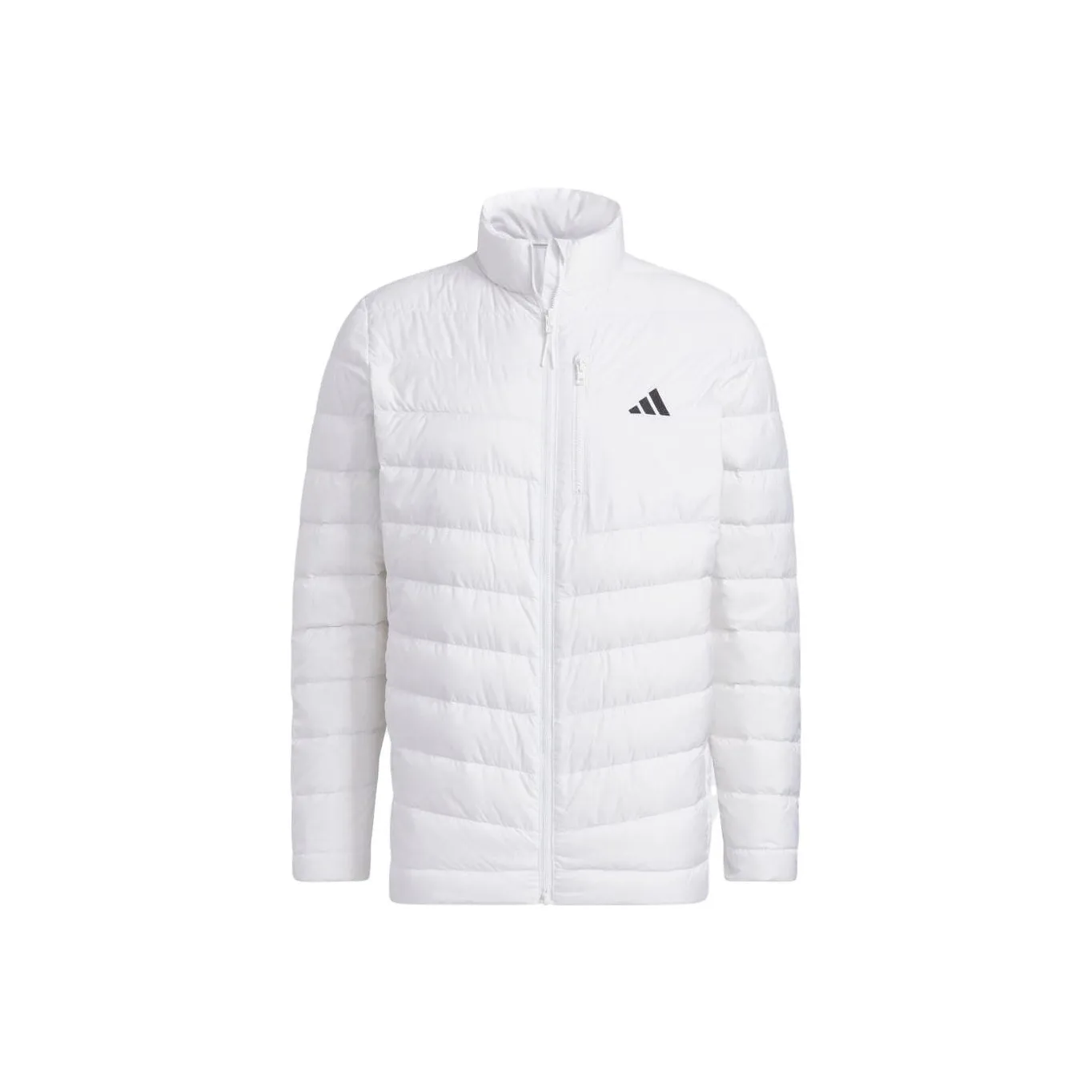 Adidas WIND.RDY Термозащита Отталкивающий Вода Отталкивающий Полностью Закрывающийся Пуховик Мужской Белый