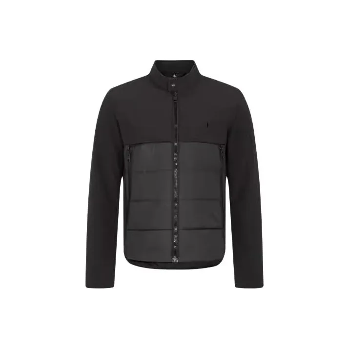 Calvin Klein BEH Черный и Серый Цвет Блокировка Мужские Пуховики