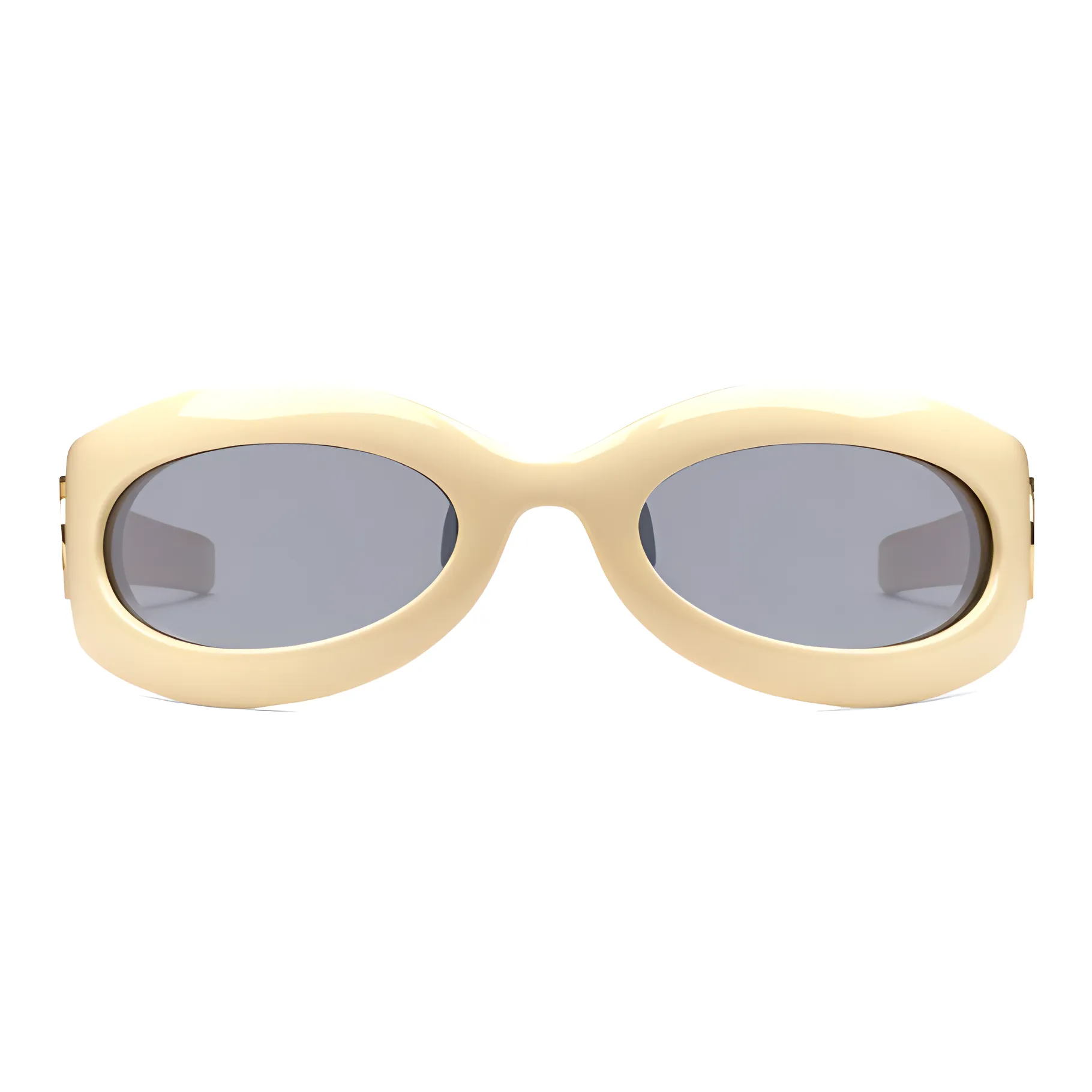 GUCCI Geometric Frame Sunglasses