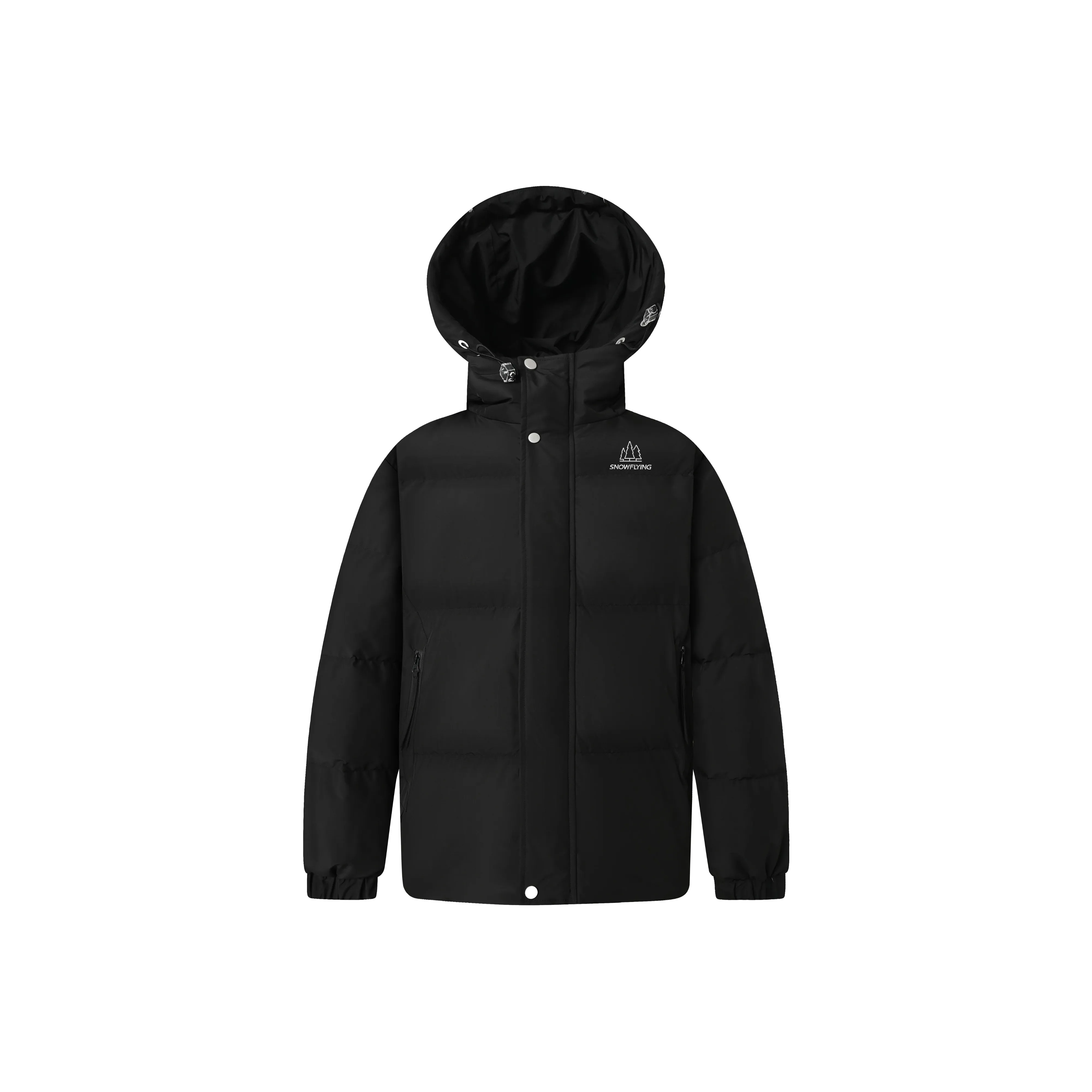 SNOW FLYING Пуховик Унисекс Черный