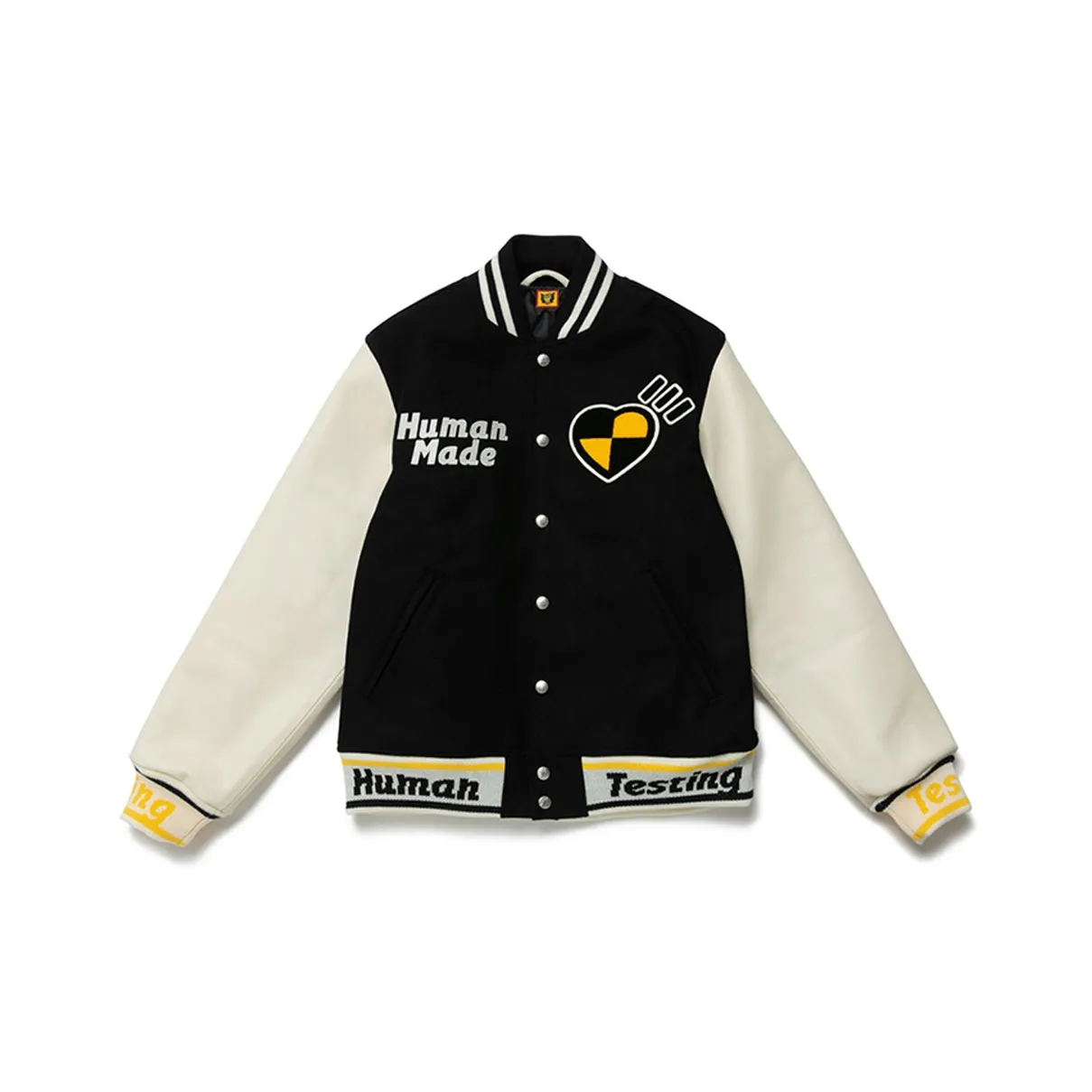 HUMAN MADE X Asap Rocky Human Testing Varsity Jacket
