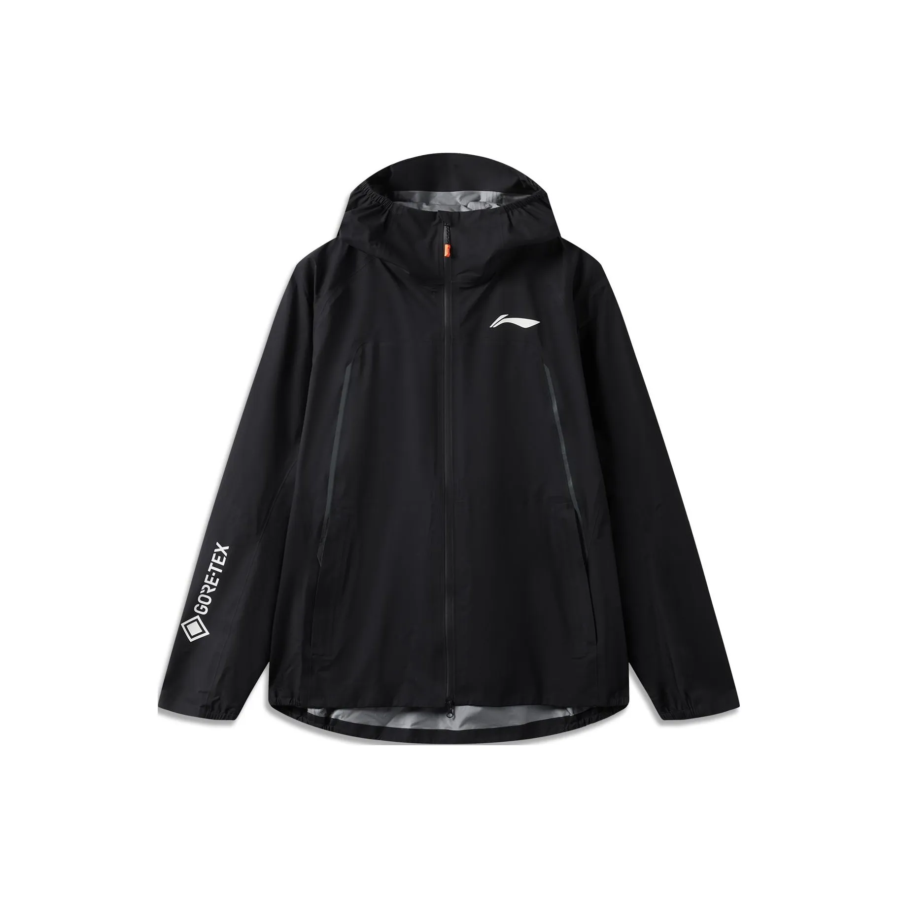LiNing Running Collection Waterproof, Windproof, And Breathable Windbreaker Jacket Unisex Black