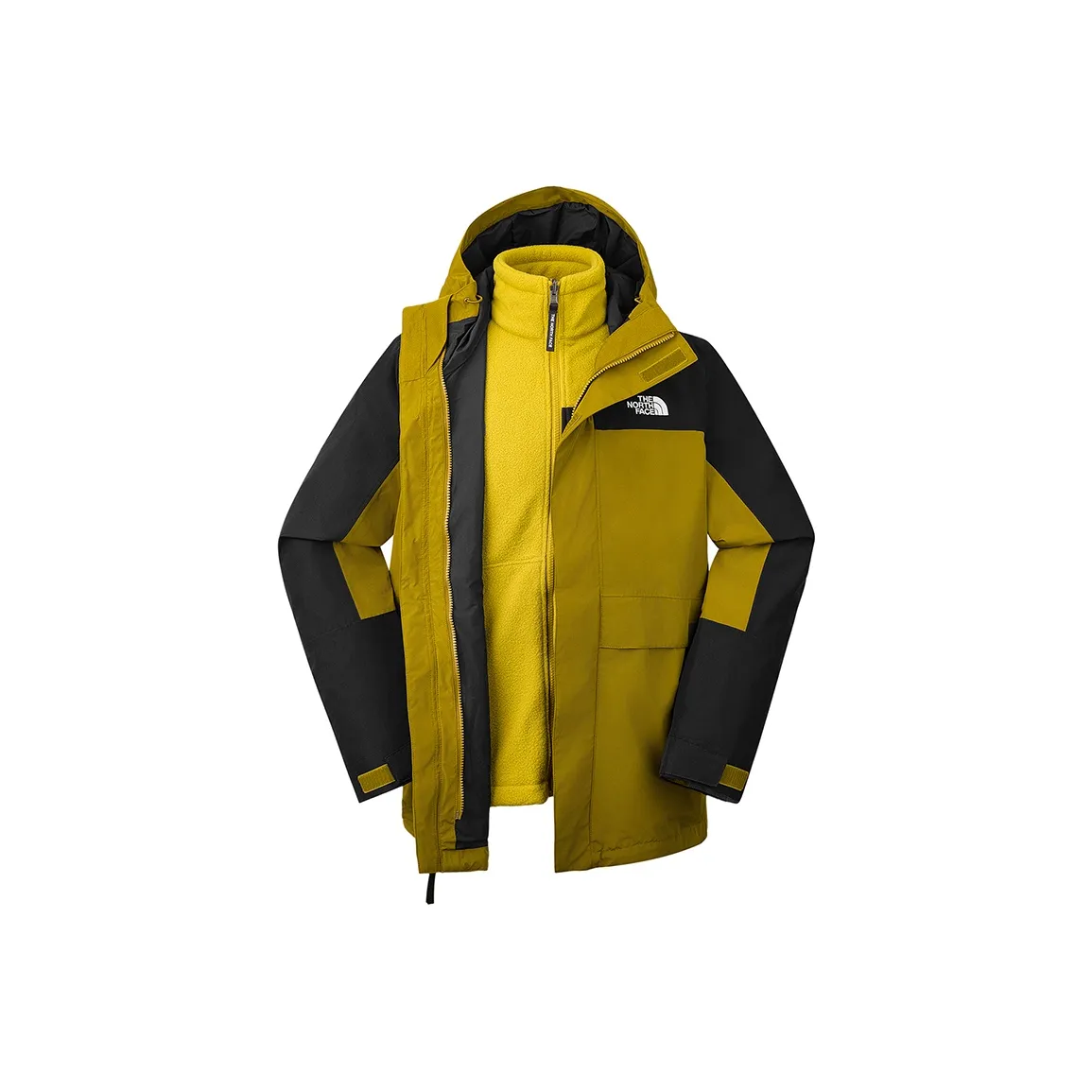 THE NORTH FACE City Outdoor Collection Windbreaker Jackets Unisex Cosmic Black Moss Green Multicolor
