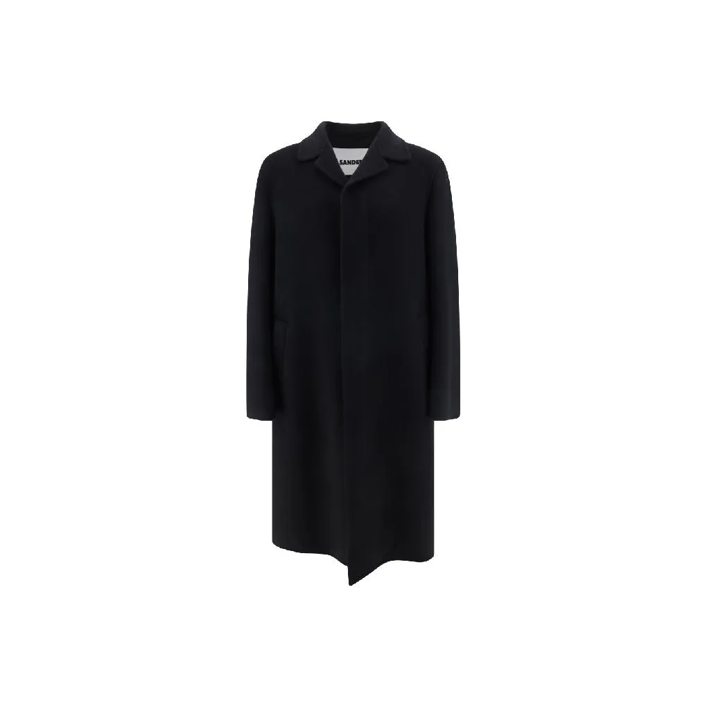 JIL SANDER Single Breasted Mid Length Coat