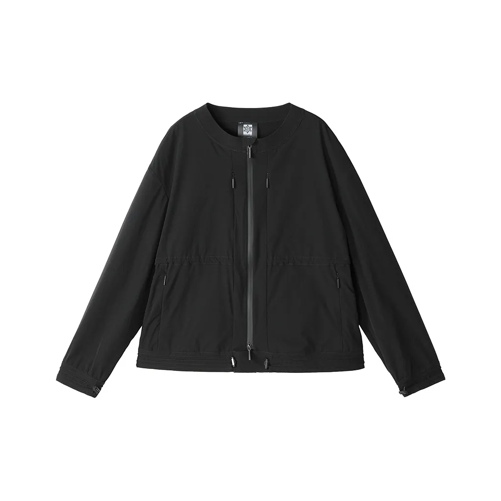 NORVINCY Cropped Solid Color Multi Pocket Cycling Jacket Men's