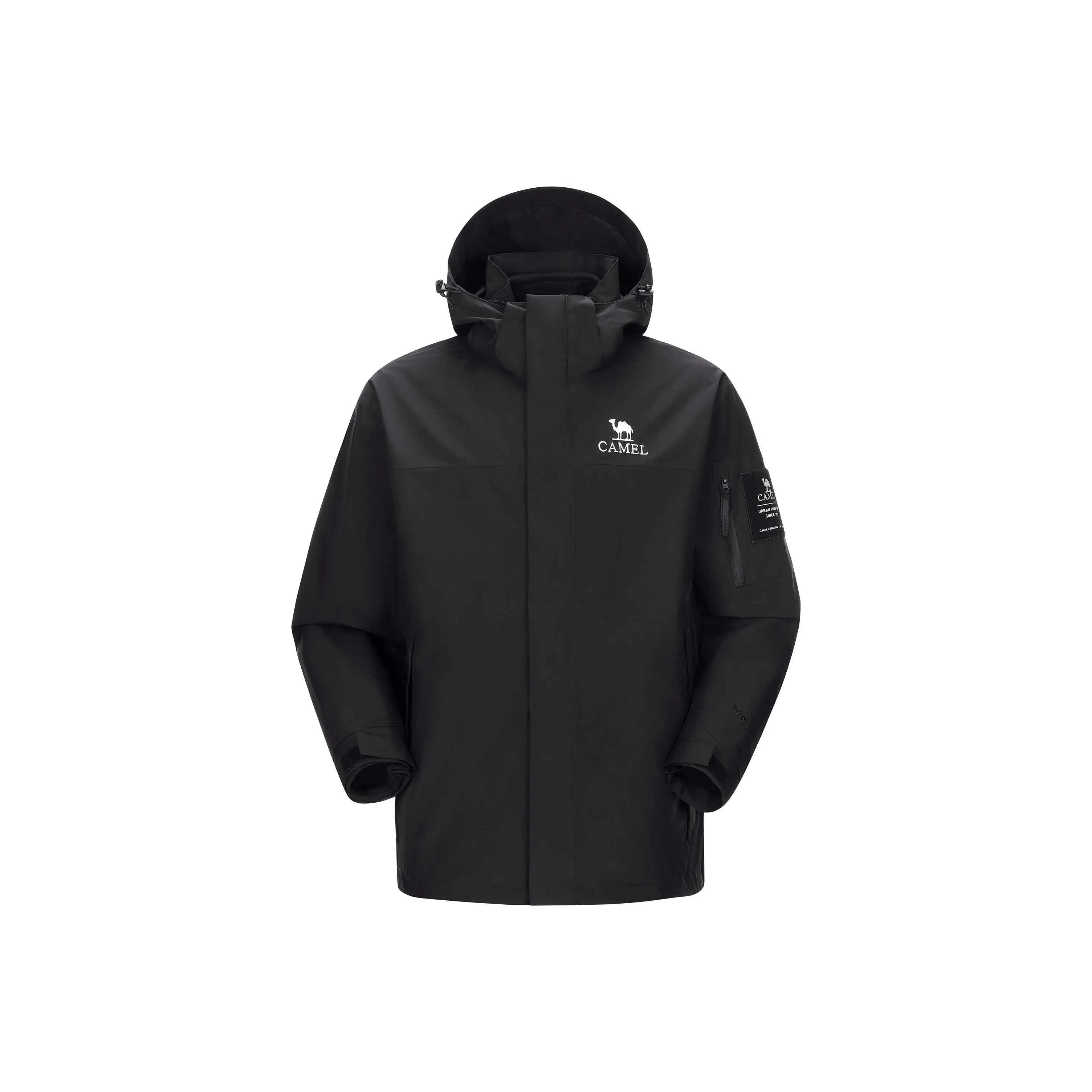 Верблюжий цвет универсальная куртка для всех погодных условий 3-в-1 унисекс