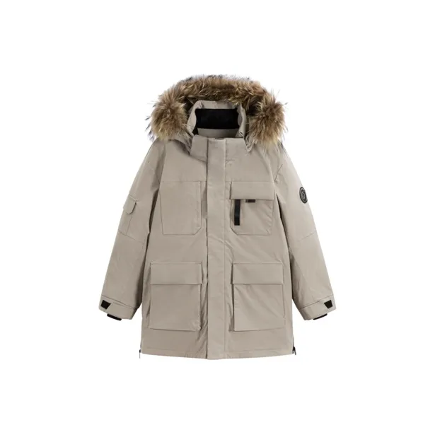 GXG Хаки Мужские Пуховики