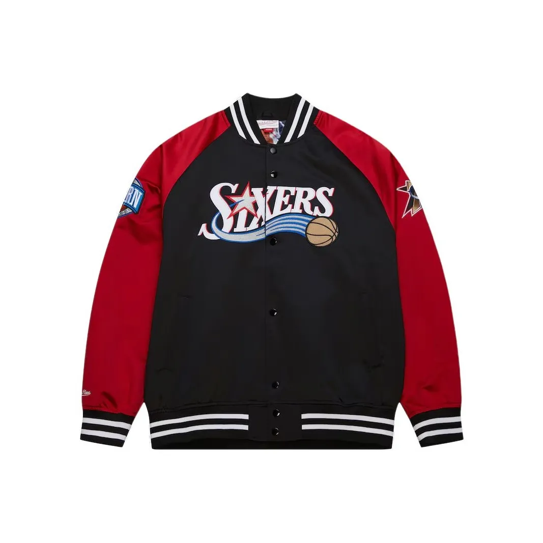 Mitchell & Ness x NBA Philadelphia 76ers Jackets & Coats Men's Black