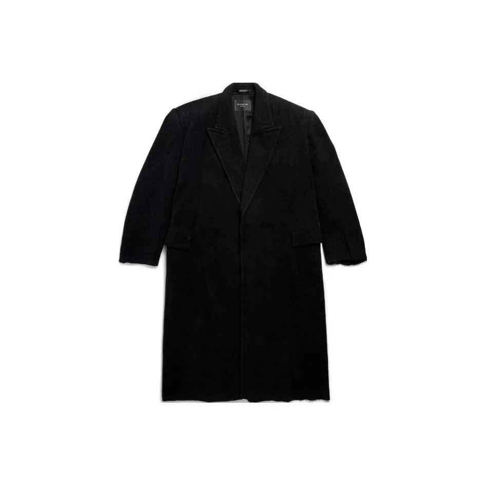 Balenciaga SS24 Coat Loose Fit Men's Black