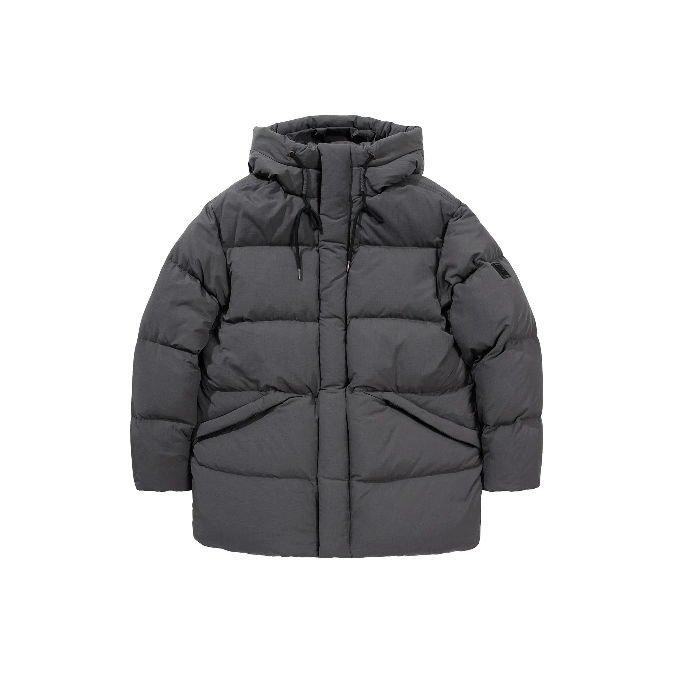 Мужская пуховая куртка Lee co-branded model серого цвета