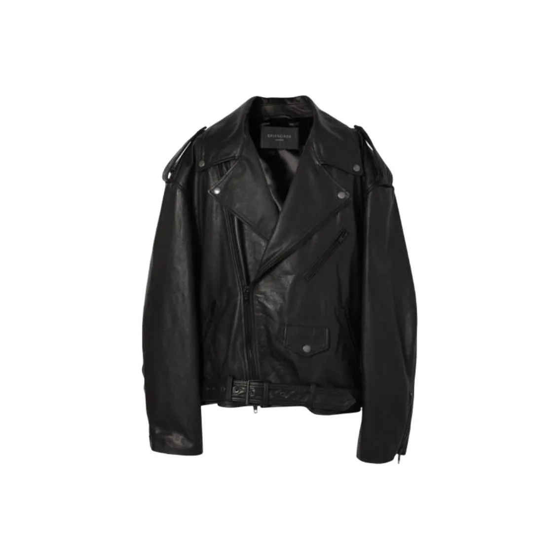 Balenciaga Leather Biker Jacket