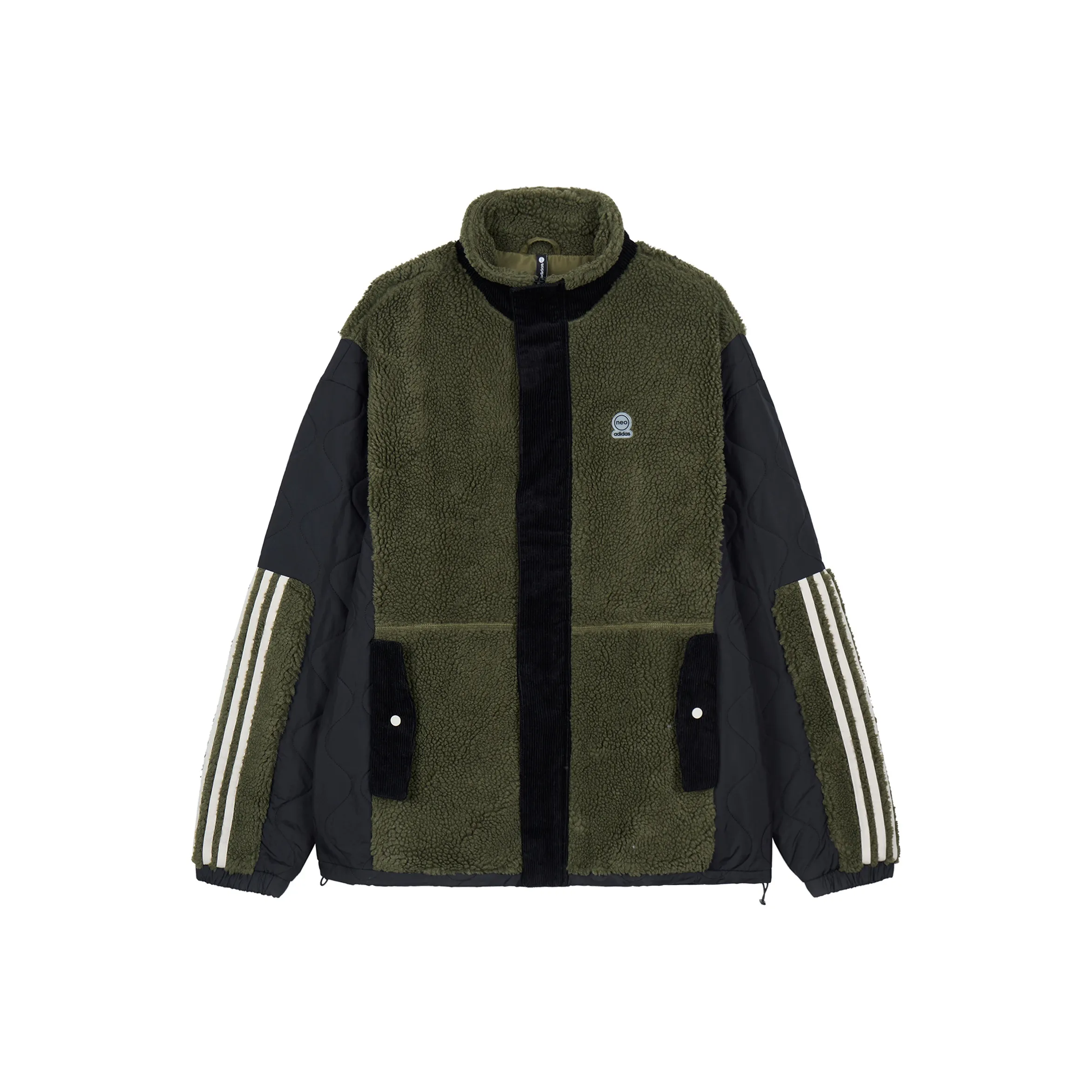 ADIDAS NEO Зеленый Мужской Бархатные куртки