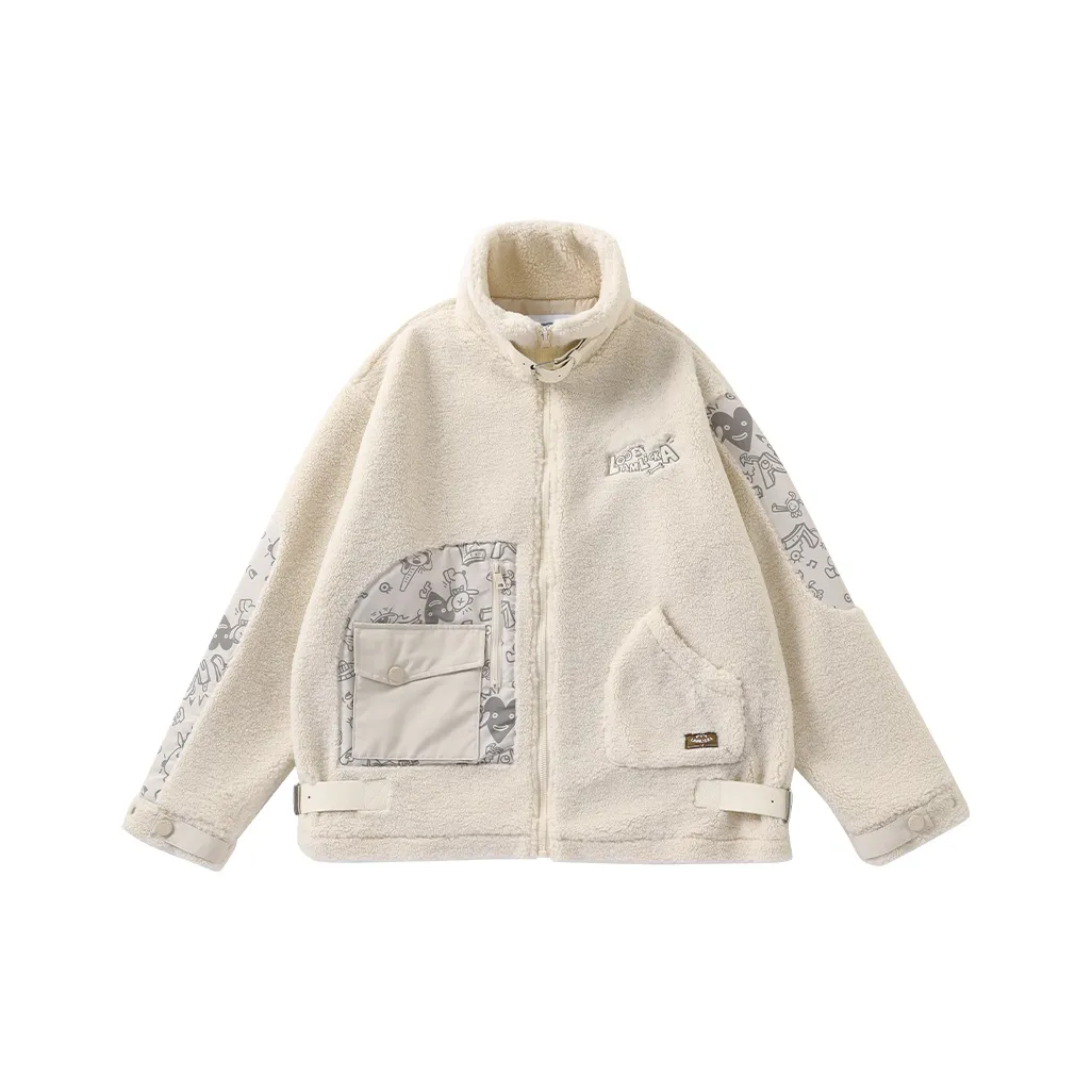 LAMLICKA Вельвет Feel Куртка Унисекс Абрикос