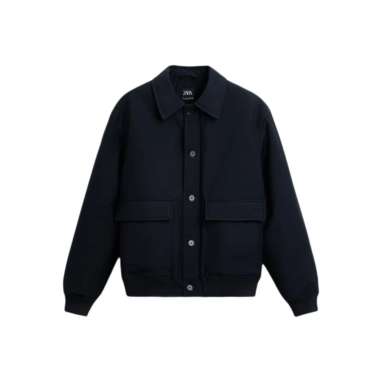 ZARA Куртки и Пальто Мужской Синий