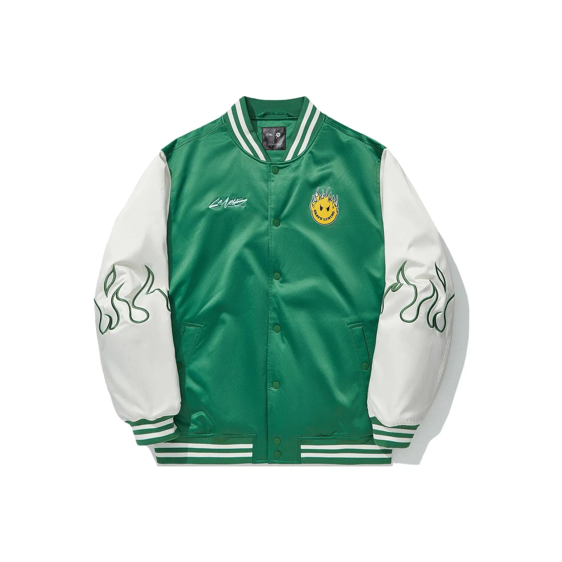 LINING Хлопковый пуховик унисекс Темный Дворцовый зеленый