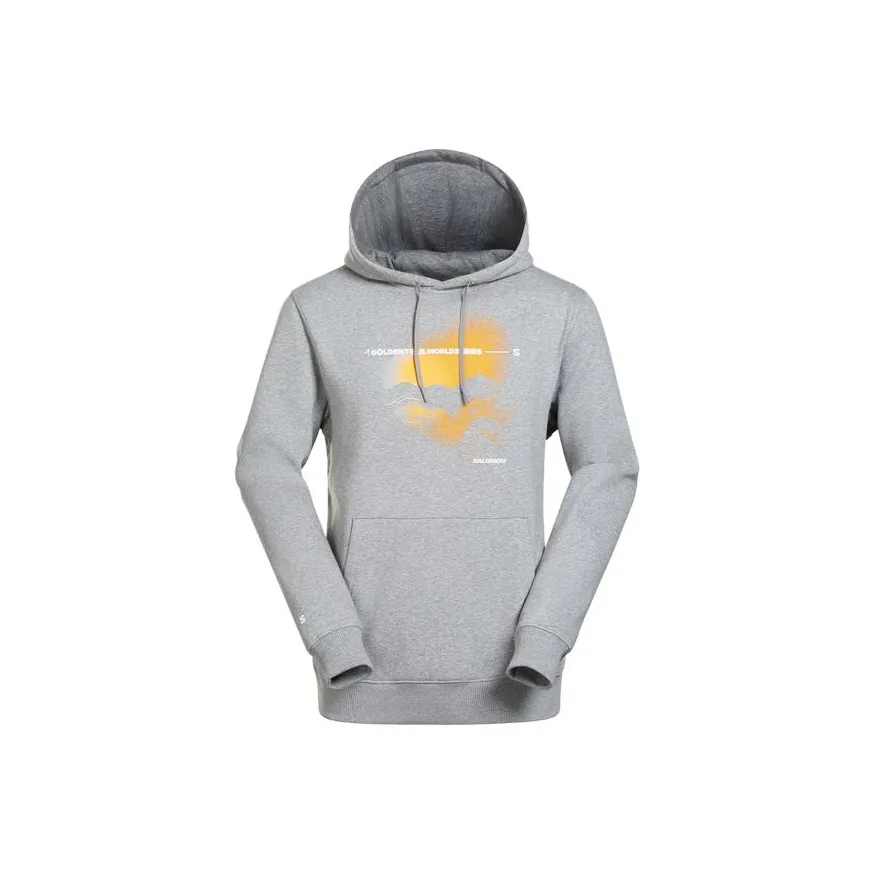 SALOMON Hoodie M Толстовка Мужская Фотиния Серый
