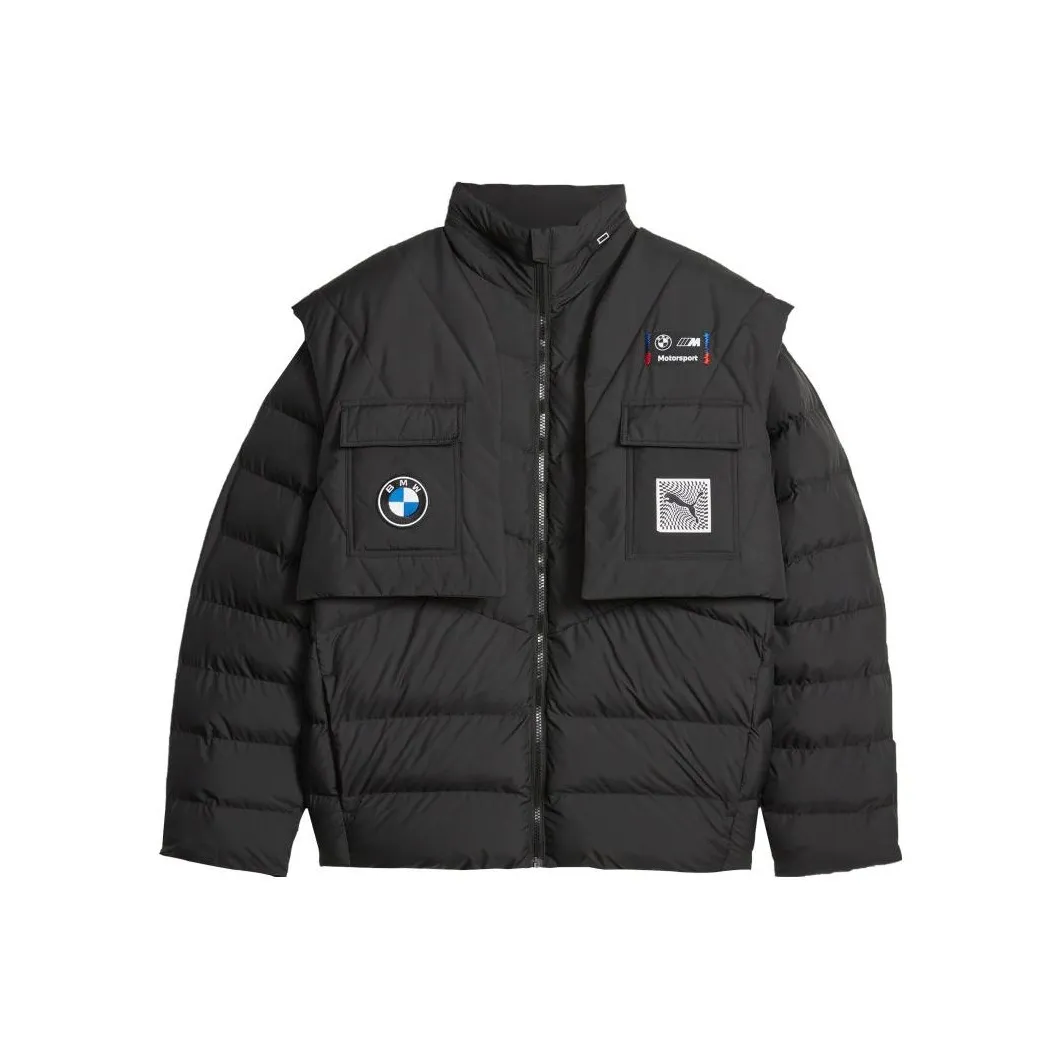 PUMA BMW M Motorsport Puffer Jackets Unisex Black