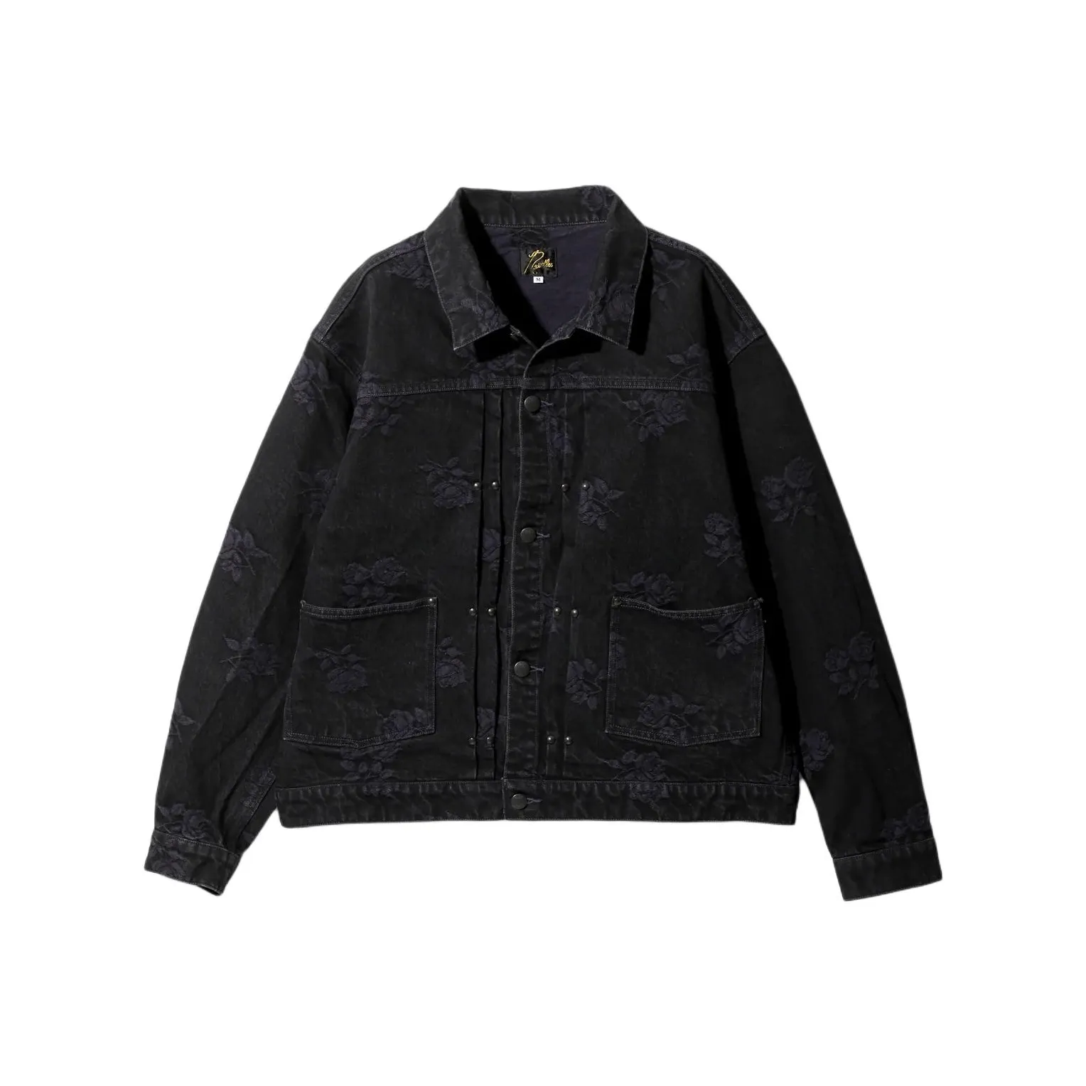 Needles FW24 Denim Jacket Unisex Black Needles FW24 Деним Куртка Унисекс Черный