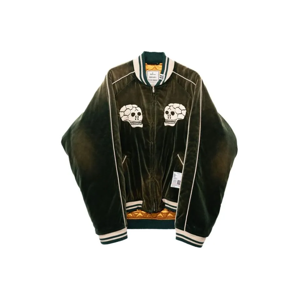 Biggie's Famous Sweater Inspired this Nike Roshe Run Souvenir Velvet Zipped Bomber Jacket