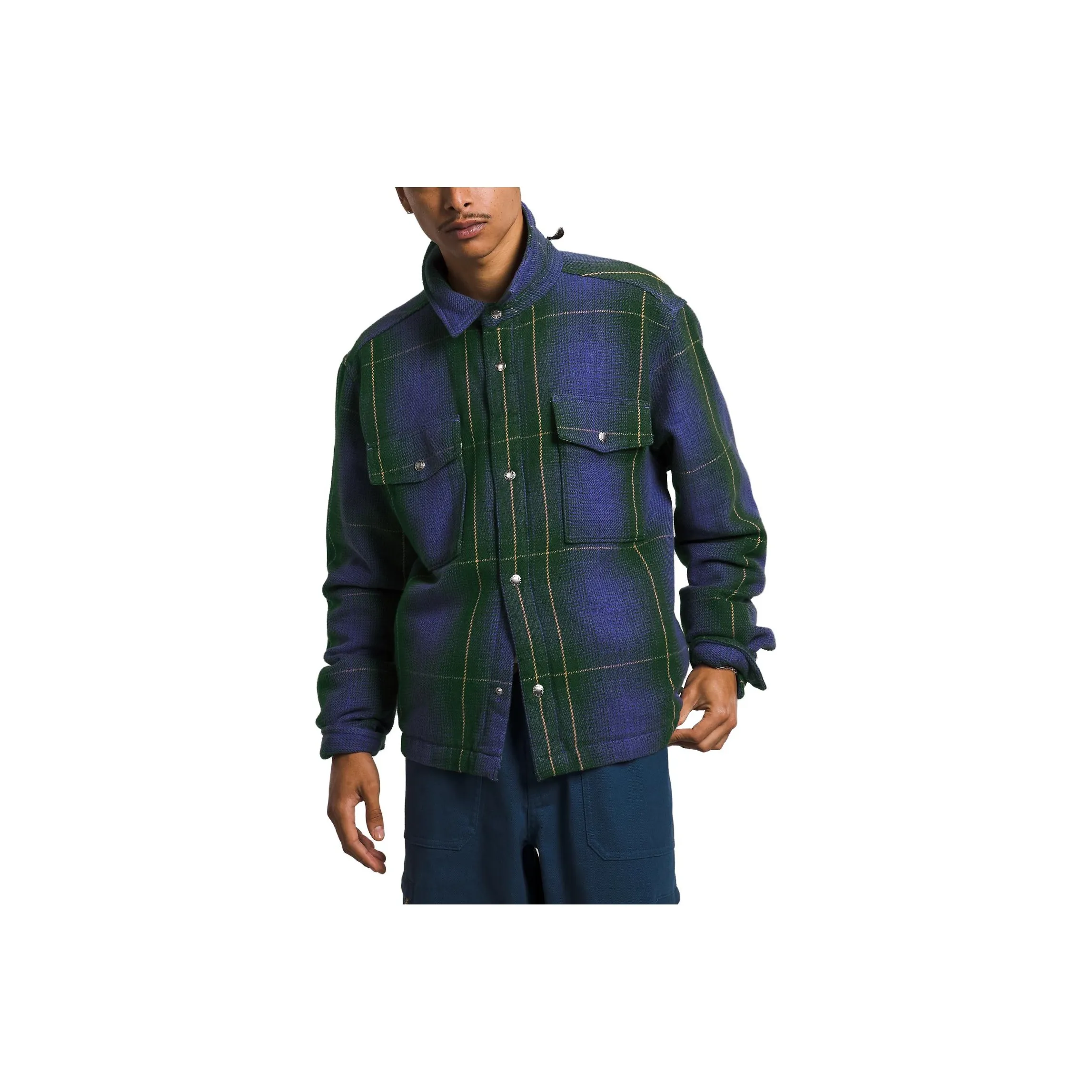 THE NORTH FACE Check pattern Button up Shirt Jacket