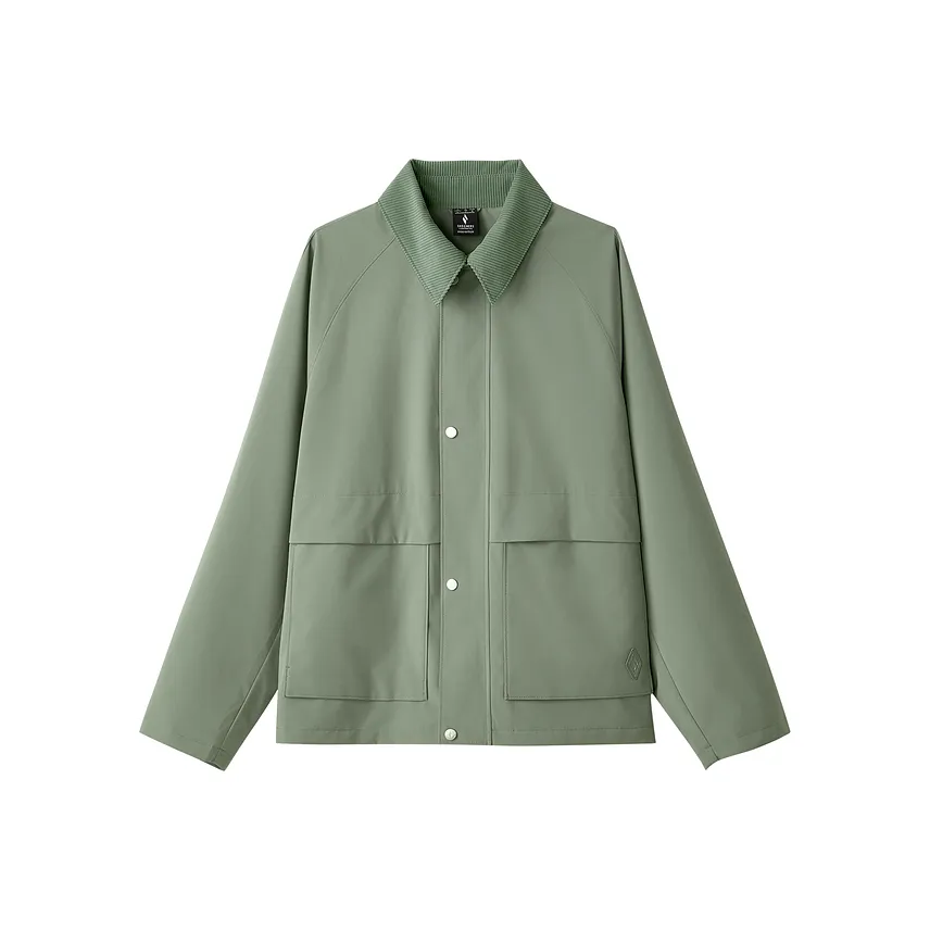 Skechers Elegant Diamond Collection Sports Lifestyle Collection Jacket Men's Hot Basil Gray