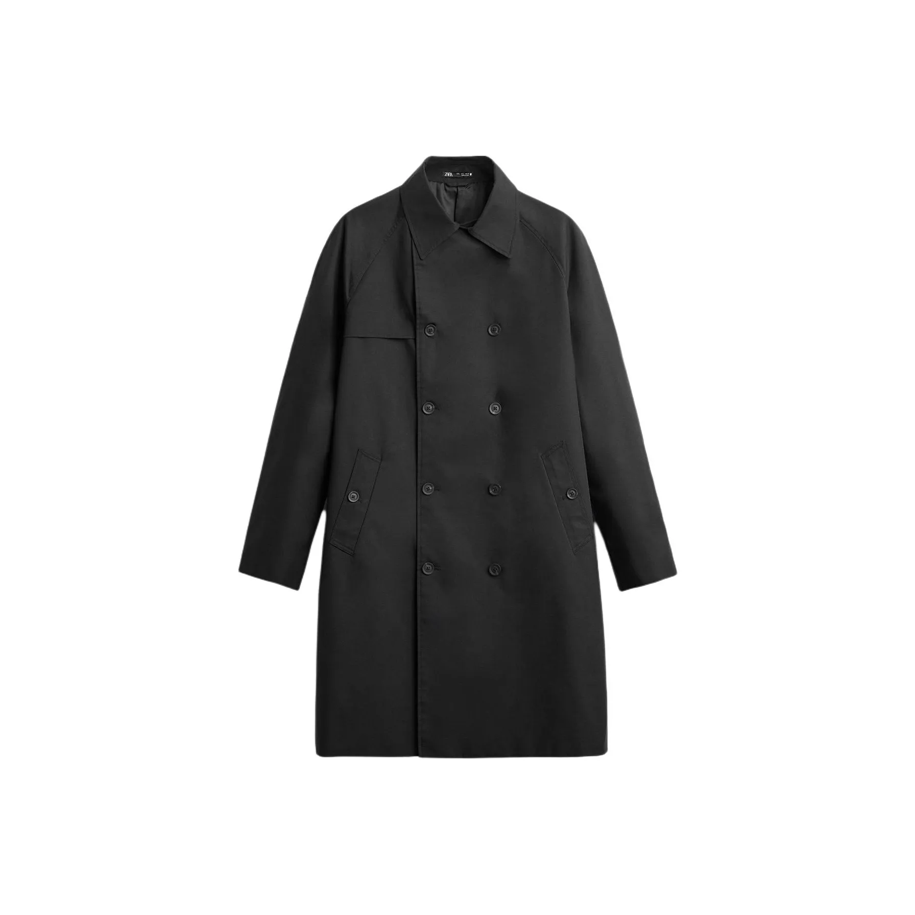 ZARA Черное Мужское Пальто