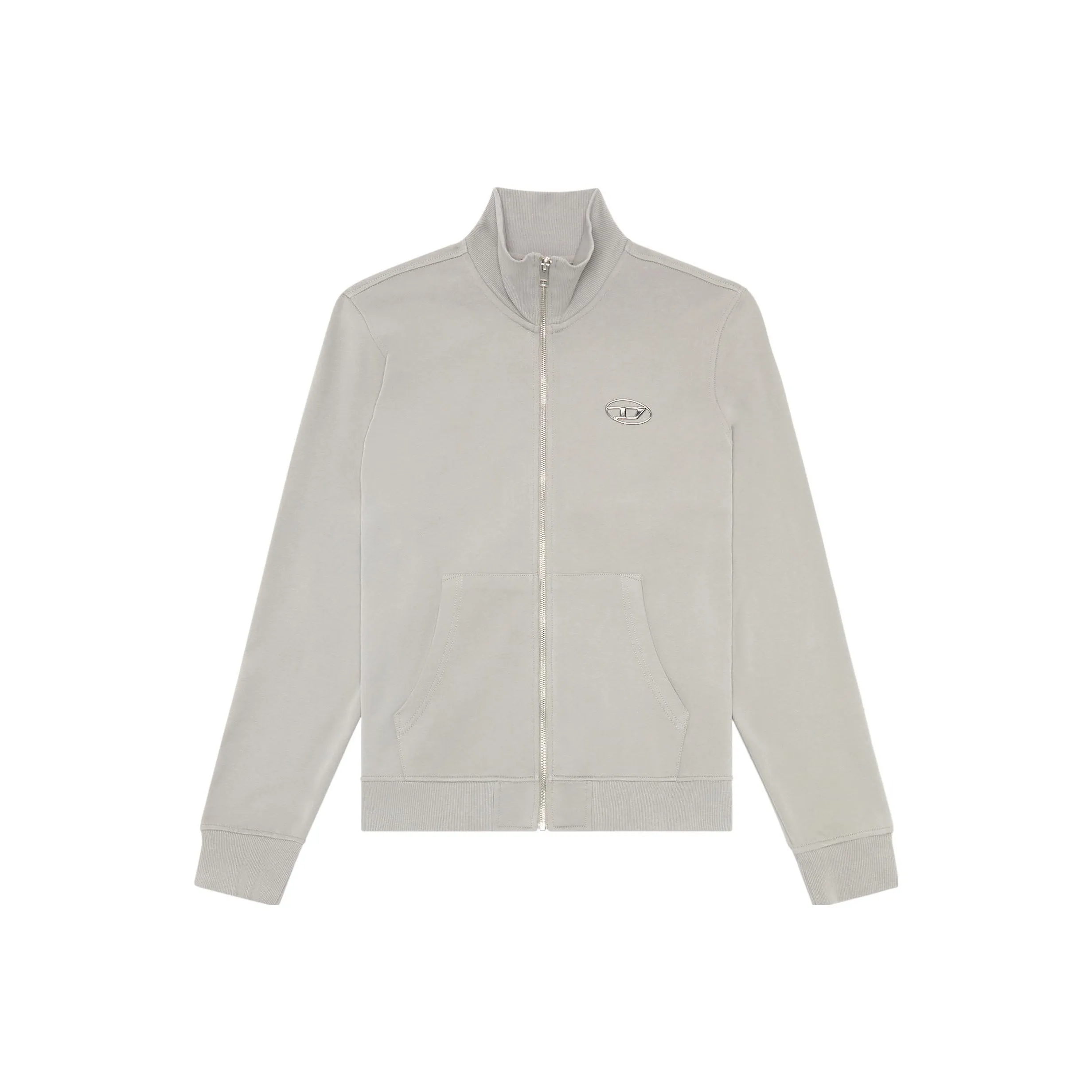 DIESEL S Ginni Logo Patch Zipped Hoodie