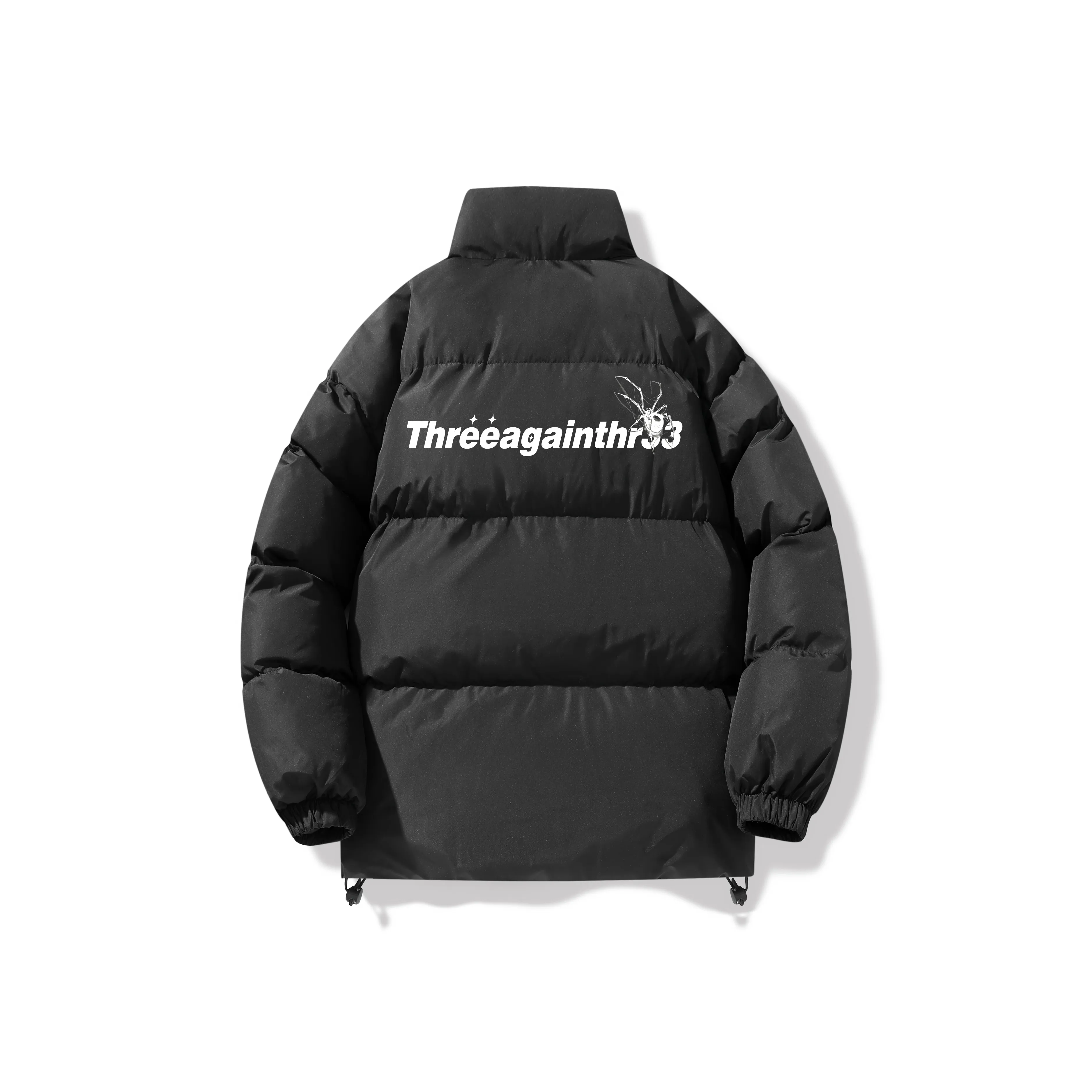 THREEAGAINTHR33 Puffer Jacket Unisex