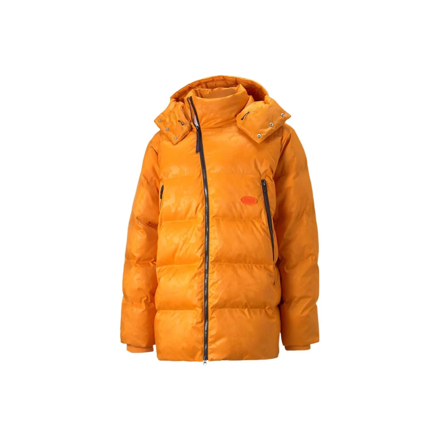 PUMA Хлопковый пуховик унисекс желтый