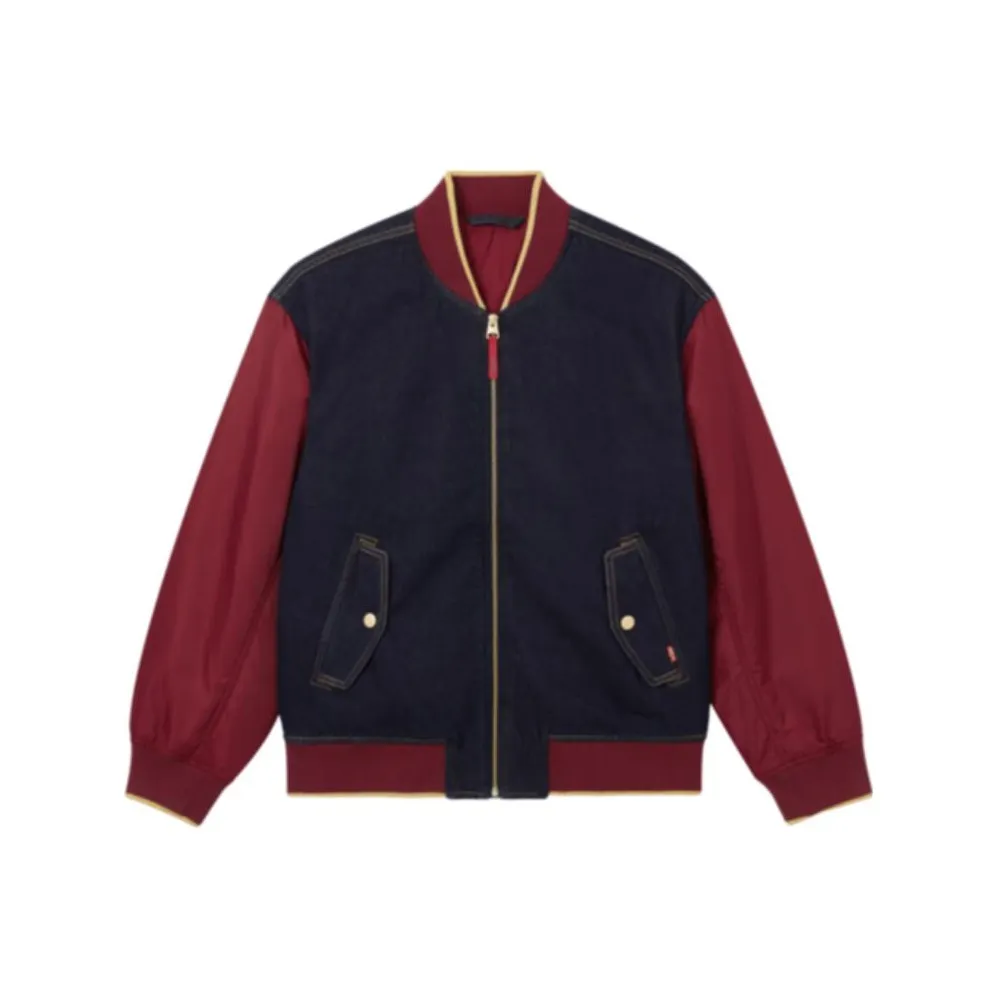 Levis CNY Denim Jackets Men's Blue Red