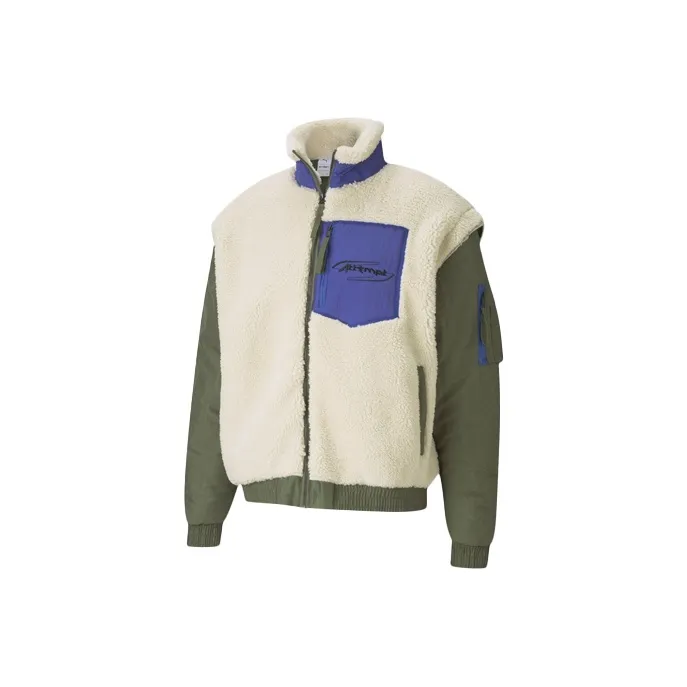 Attempt X PUMA RAD/CAL Velvet Jackets Men's Army Green