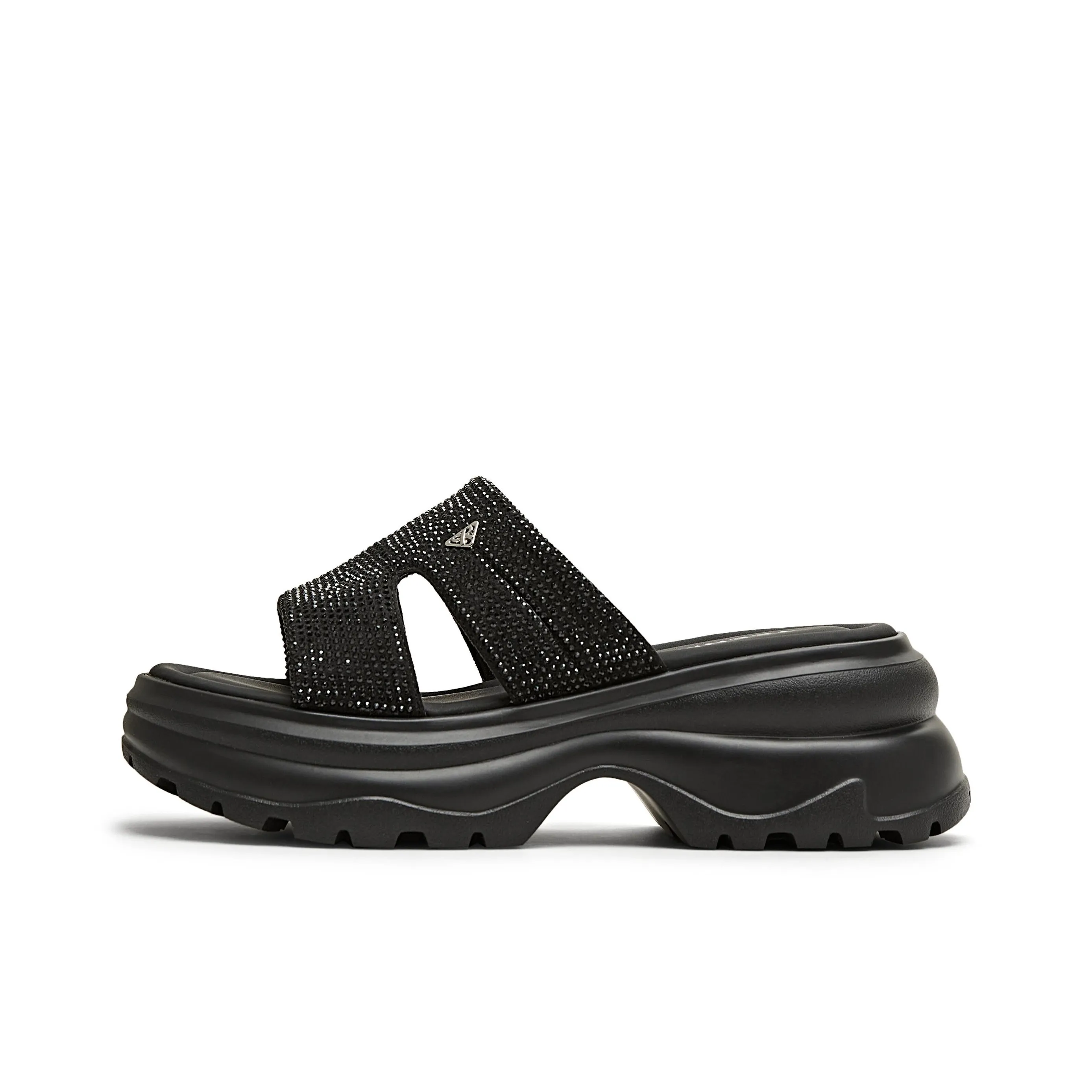 teenmix Резина Пена Подошва Блестки Стразы Противоскользящий Устойчивый к износу Амортизация Слипоны Женские