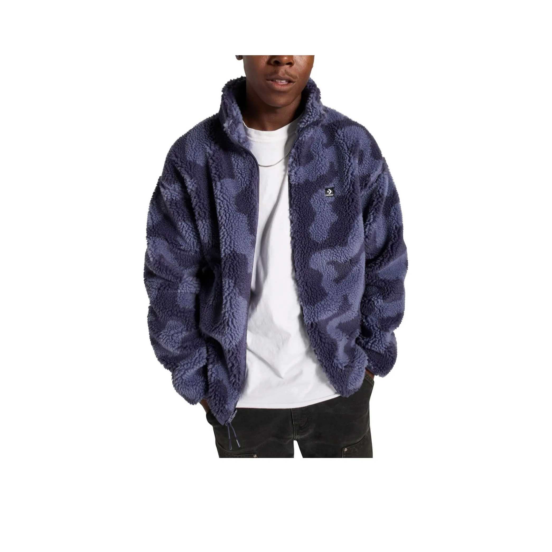 Converse Full Zip Sherpa Pullover
