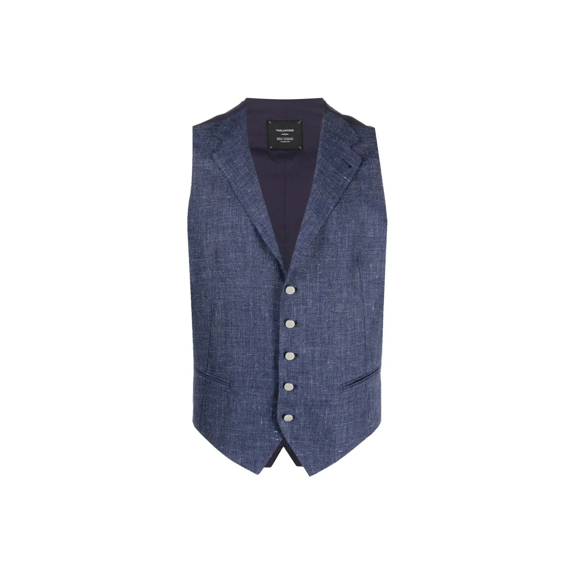 Tagliatore Mélange Linen blend Waistcoat
