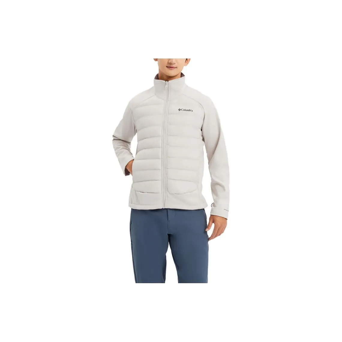 Columbia совместный бренд хлопковый пуховик мужской белый