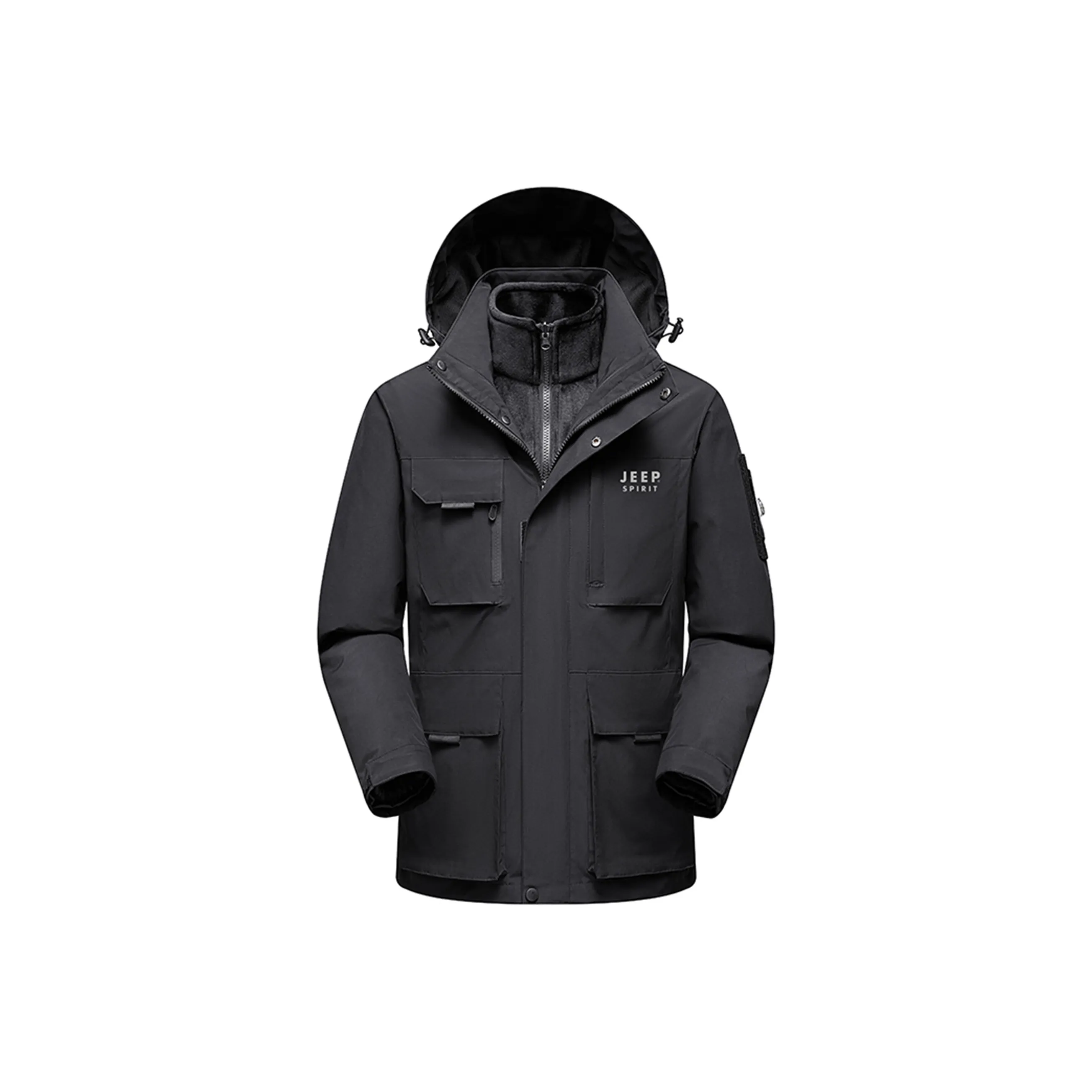 JEEP SPIRIT Городская жизнь Путешествие Коммутирование Водонепроницаемый и Ветрозащитный для сохранения тепла Ветровка Унисекс