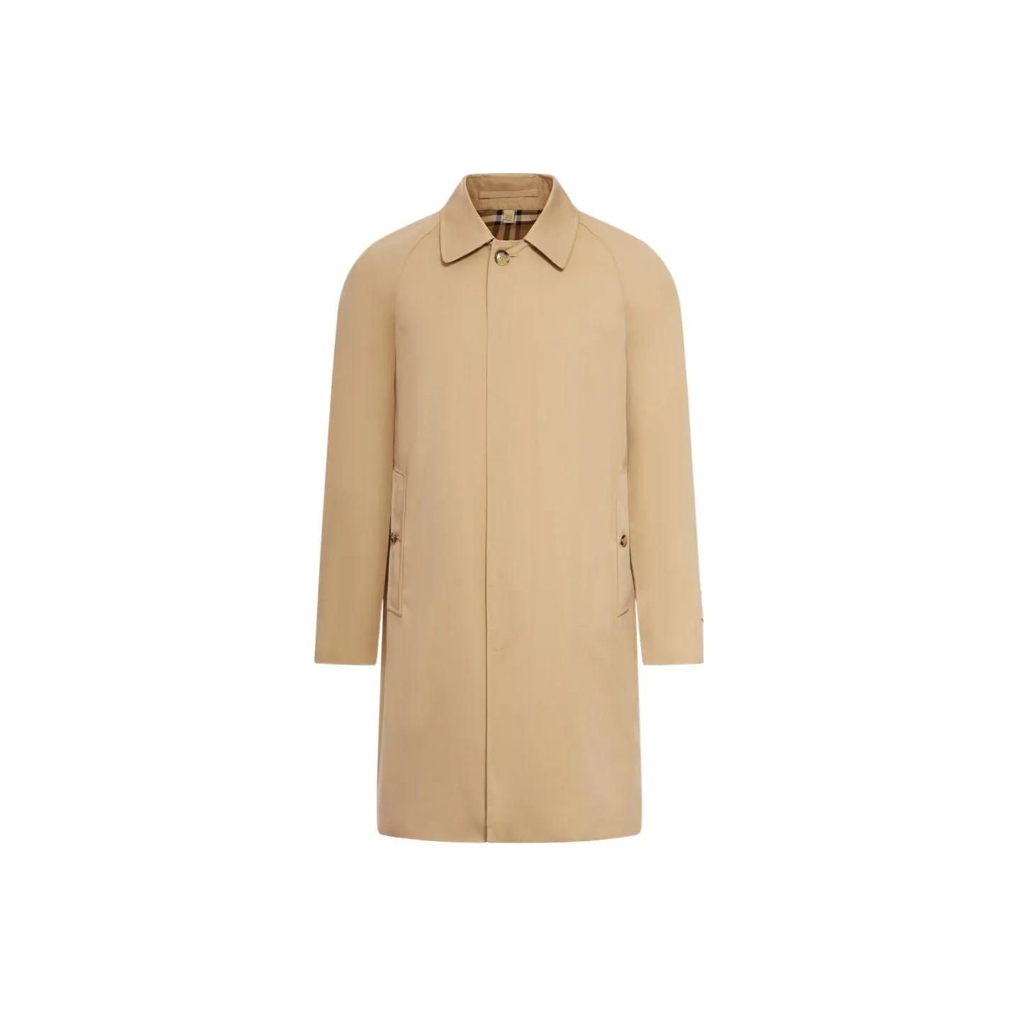 Burberry Long Sleeved Buttoned Trench Coat