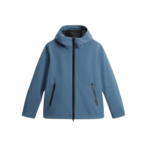 WOOLRICH Светло-синий Мужские пуховики