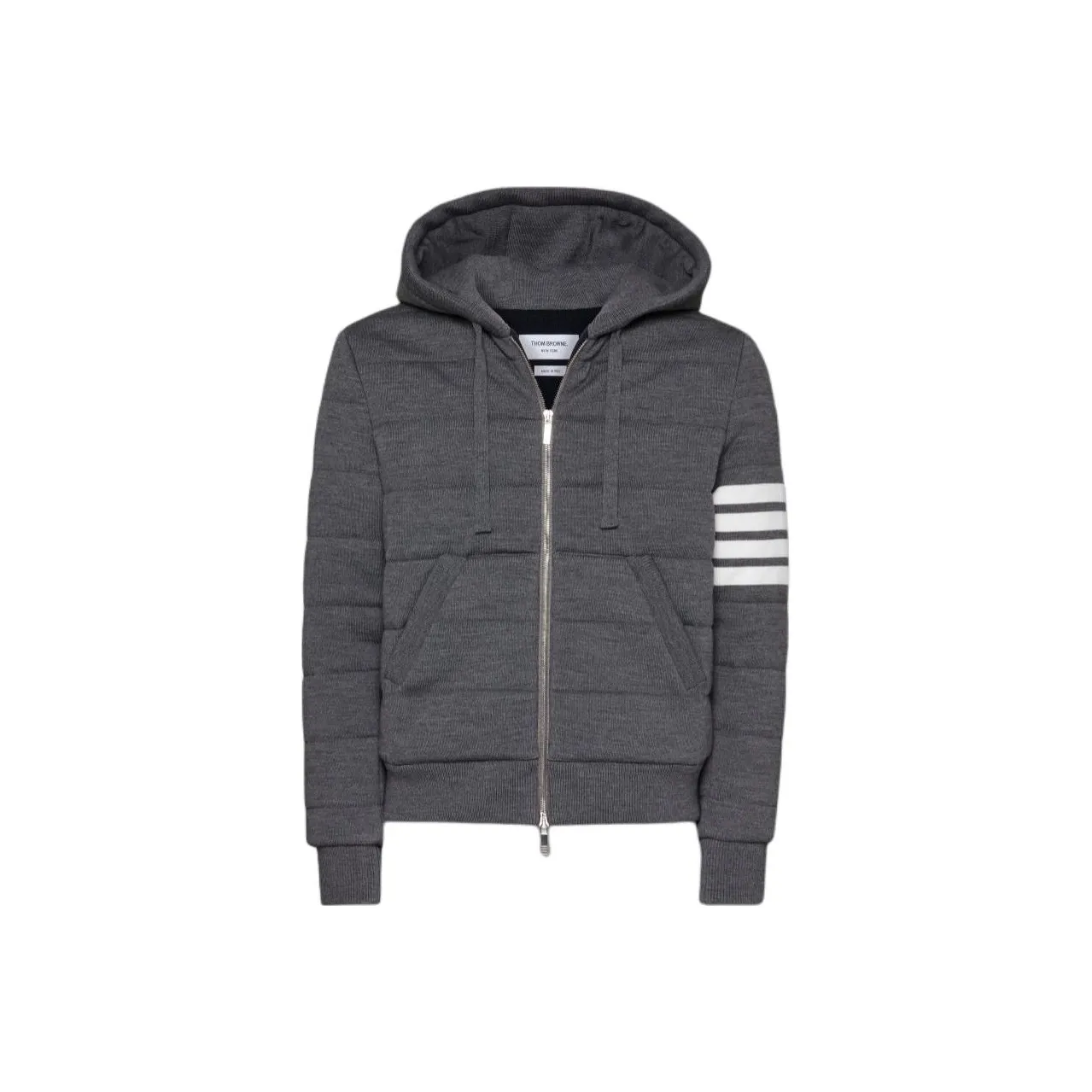 THOM BROWNE Striped Hooded Jacket