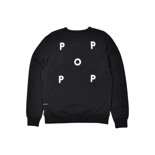 POP TRADING COMPANY Черный Унисекс Свитшоты