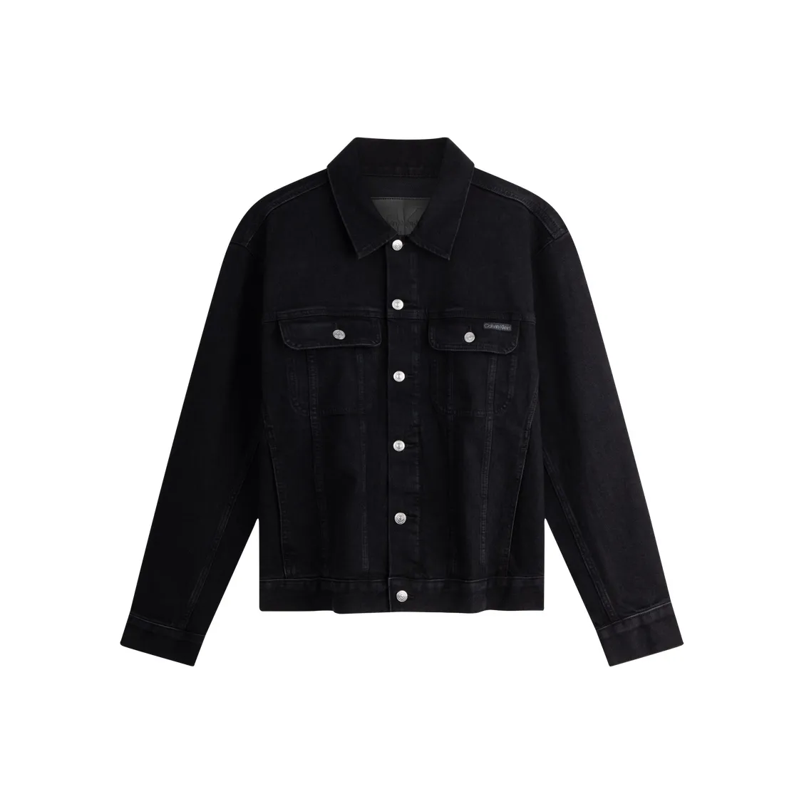 CALVIN KLEIN Denim Jacket Men's Denim Black