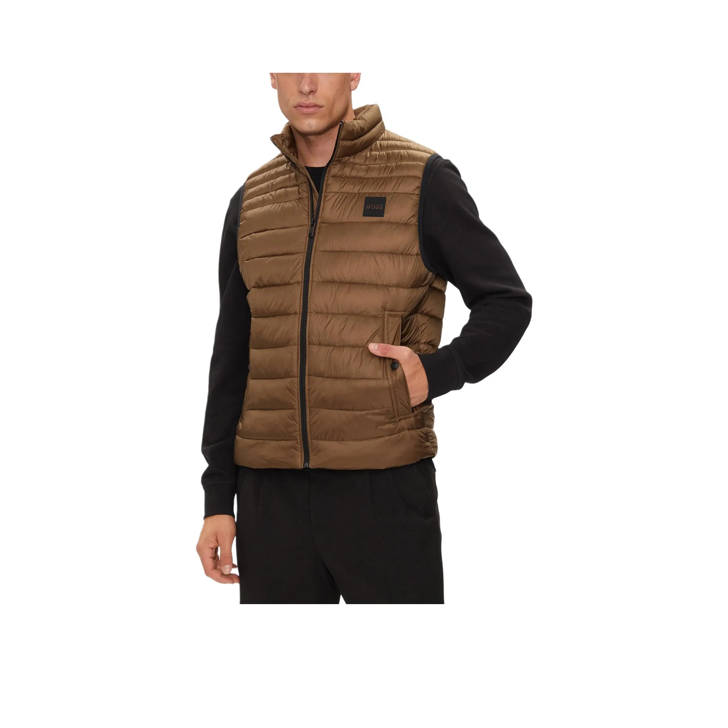 Hugo Boss Жилет Мужской Темно-Коричневый