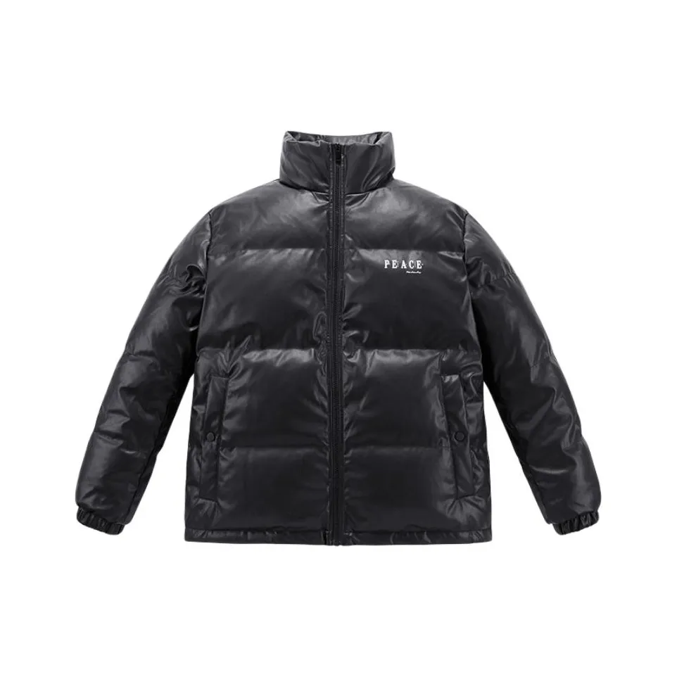 PEACEBIRD MEN Мужская пуховая куртка черного цвета
