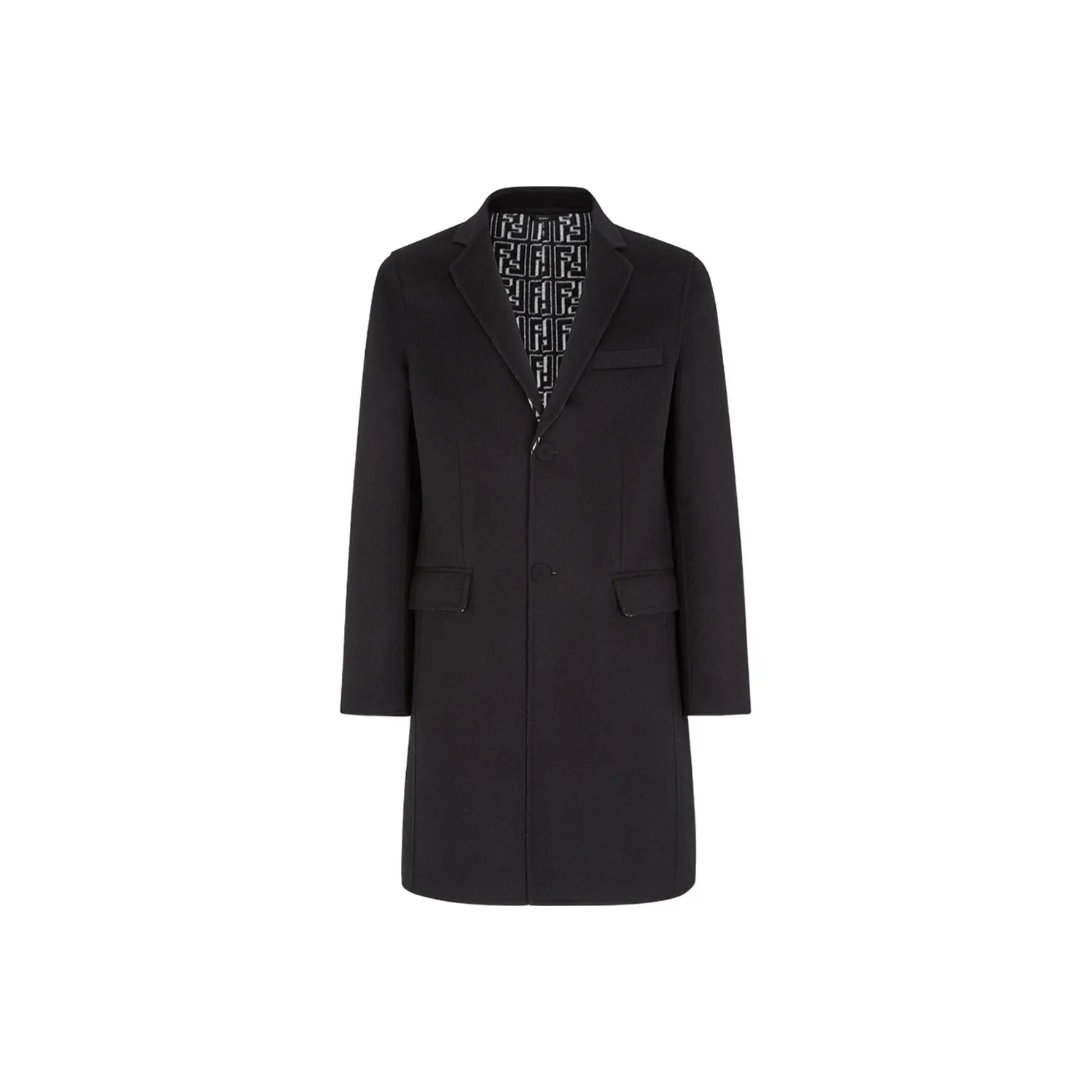 FENDI Coats Men's Black