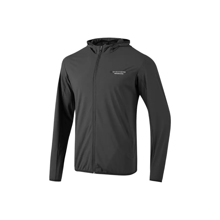 Skechers Breathable Quick Dry Sun Protection Clothing Men's Carbon Black