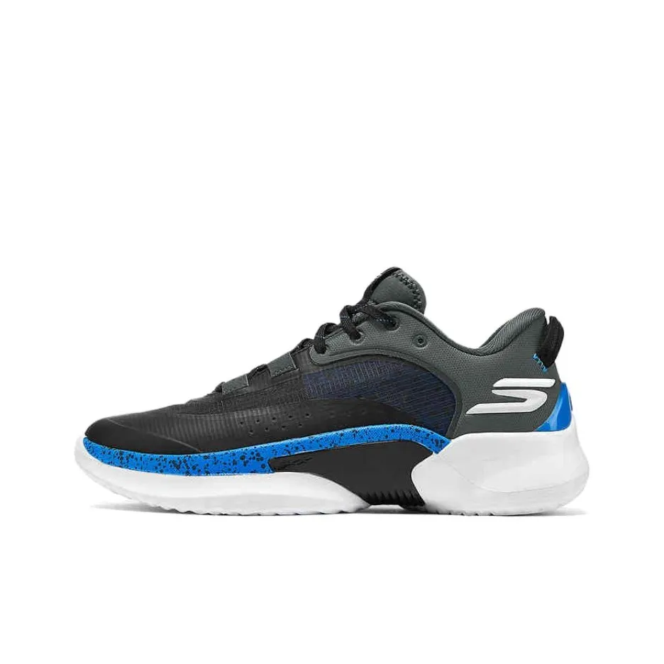 Skechers MEN'S GO BASKETBALL Низкий Топ Баскетбольные Кроссовки Мужские Черные