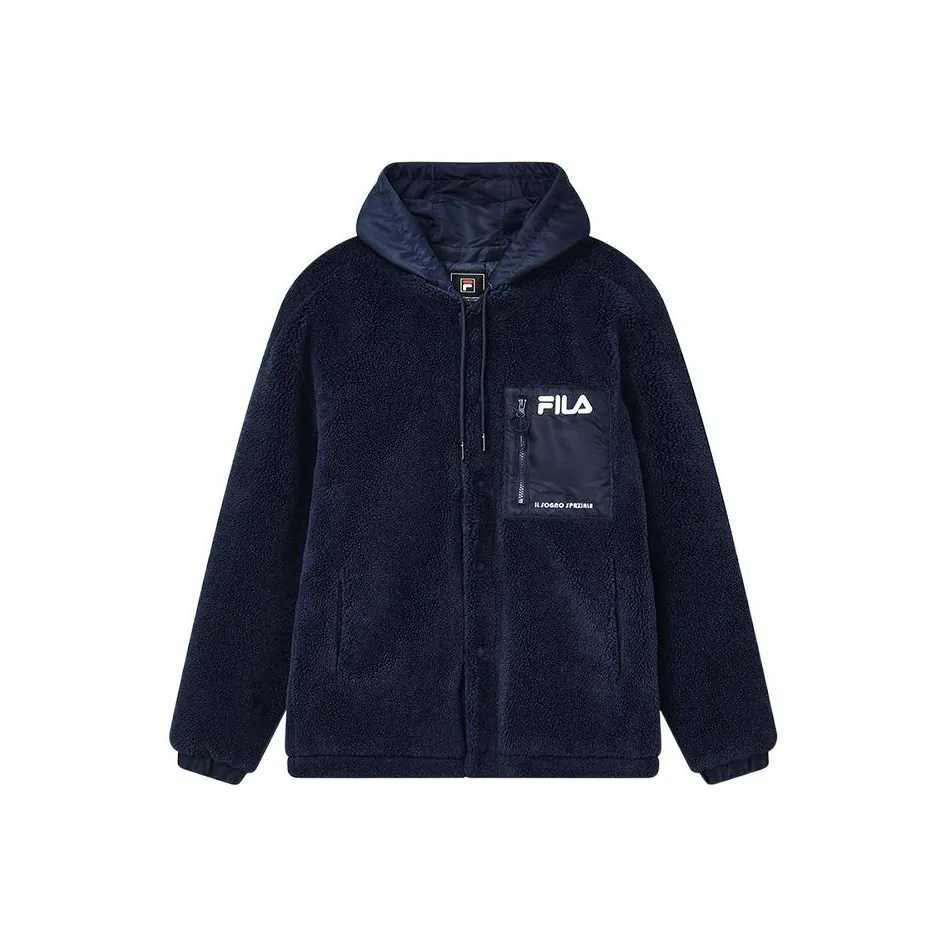 FILA Velvet Jackets Men's Smoke Blue